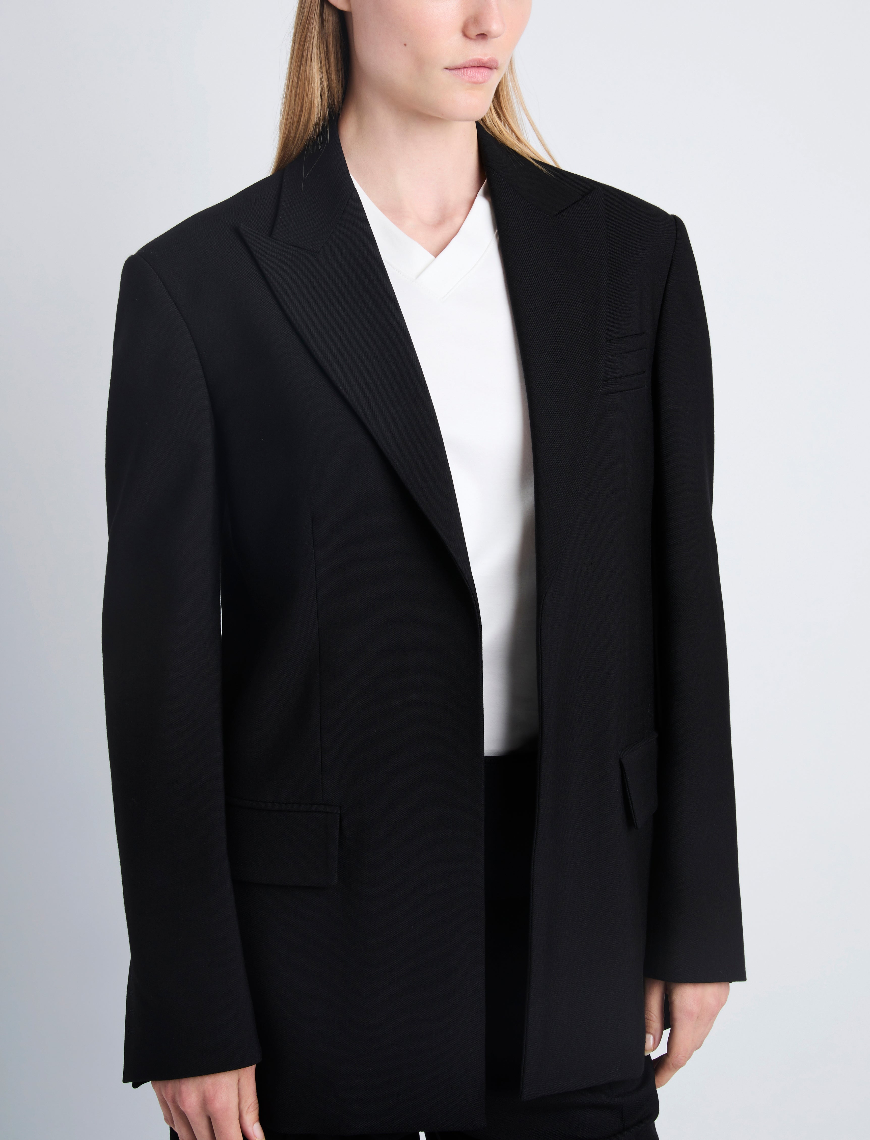 Devon Jacket in Viscose Wool - 5