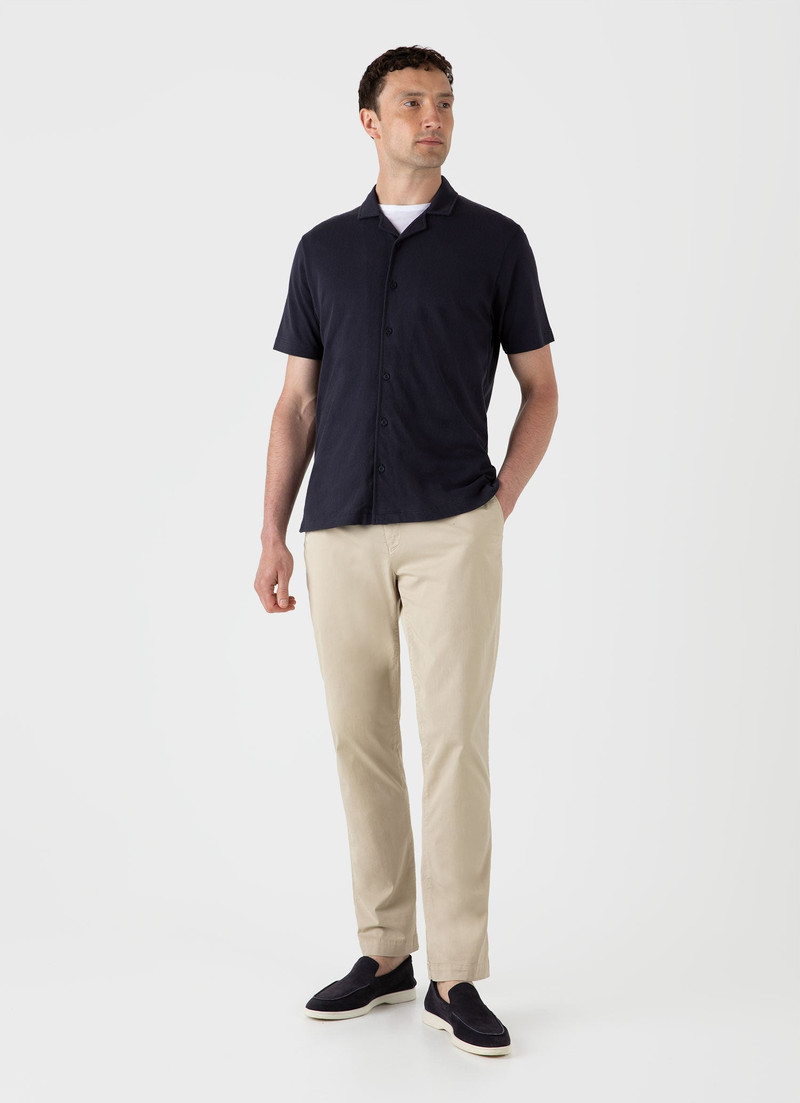 Sunspel Riviera Camp Collar Shirt outlook