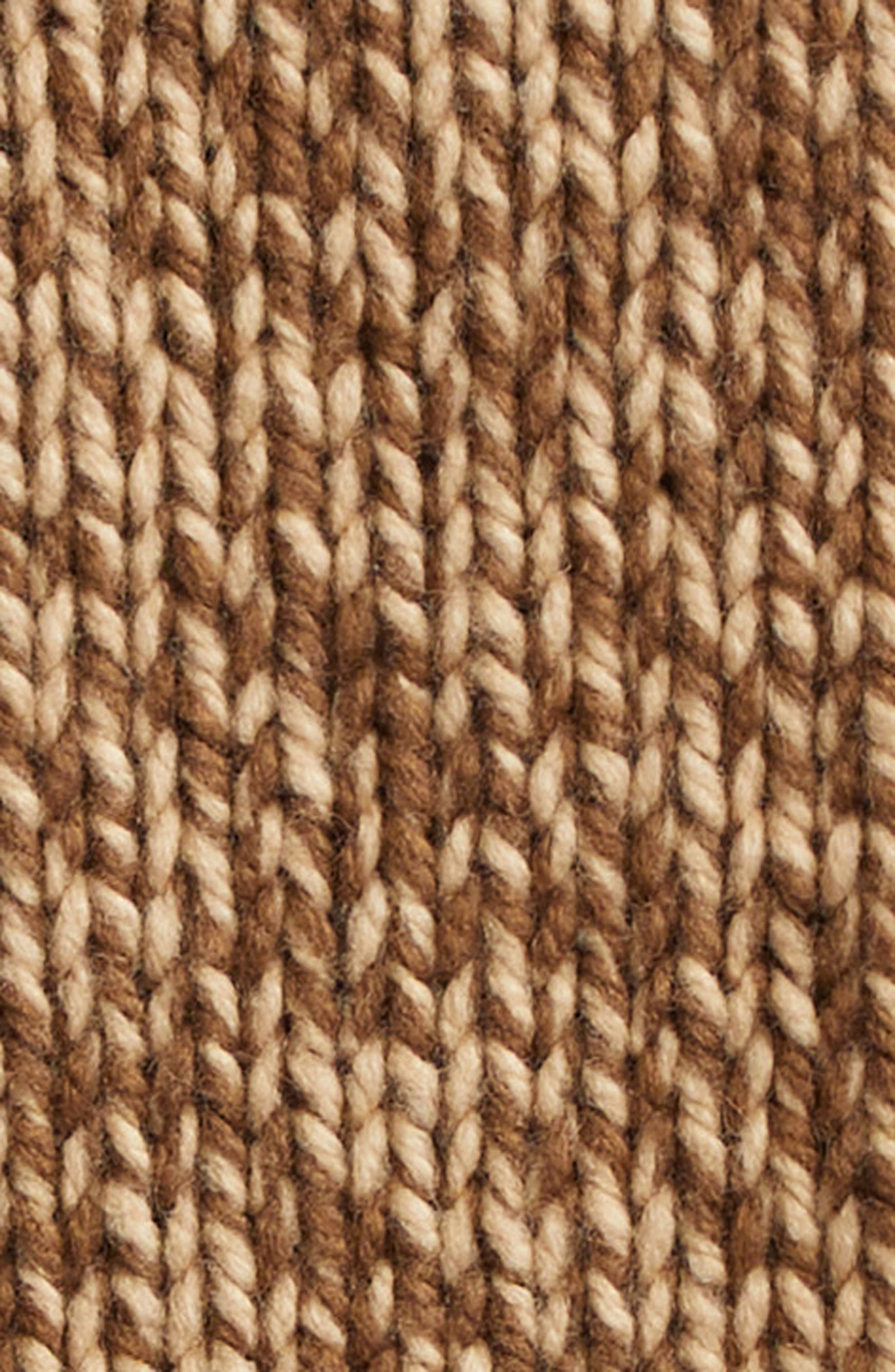 Moncler Marled Virgin Wool Blend Turtleneck Sweater in Beige at Nordstrom - 7