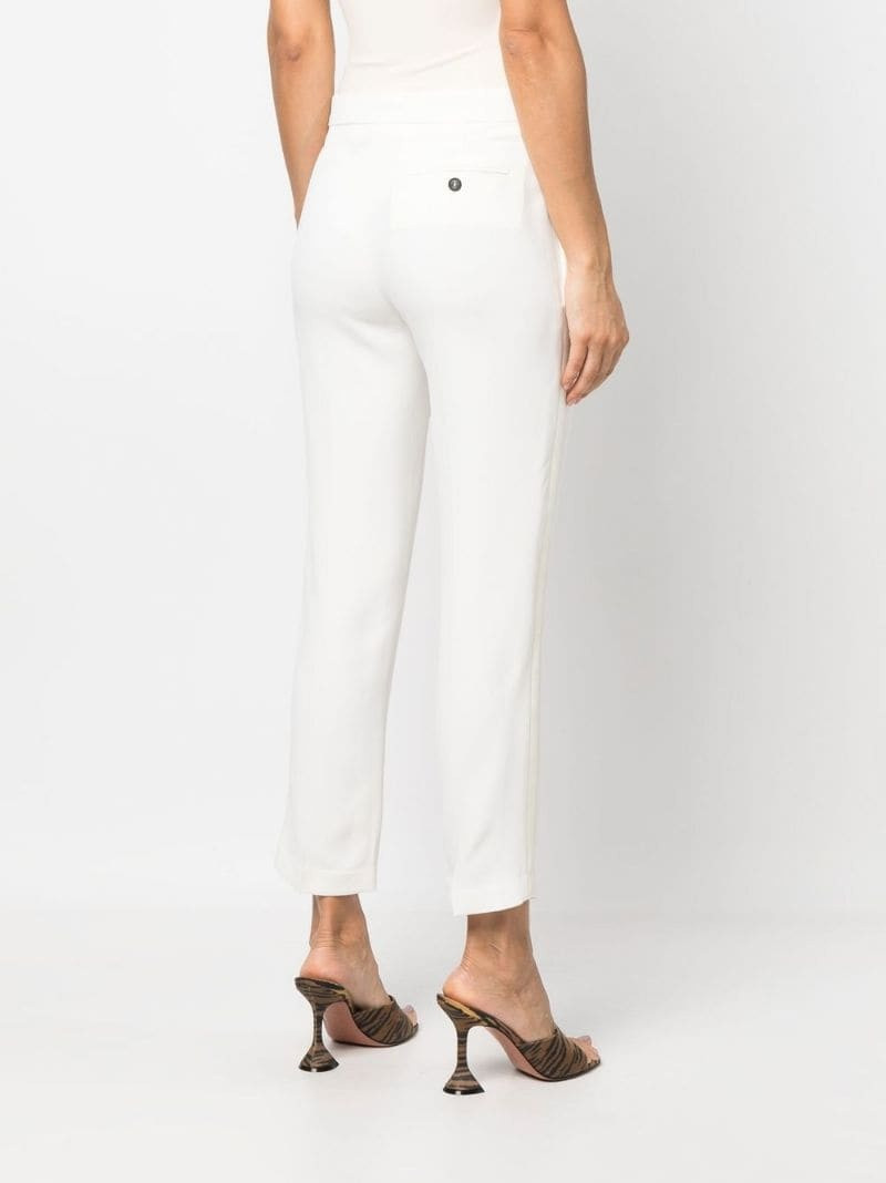 mid-waist slim-fit trousers 4