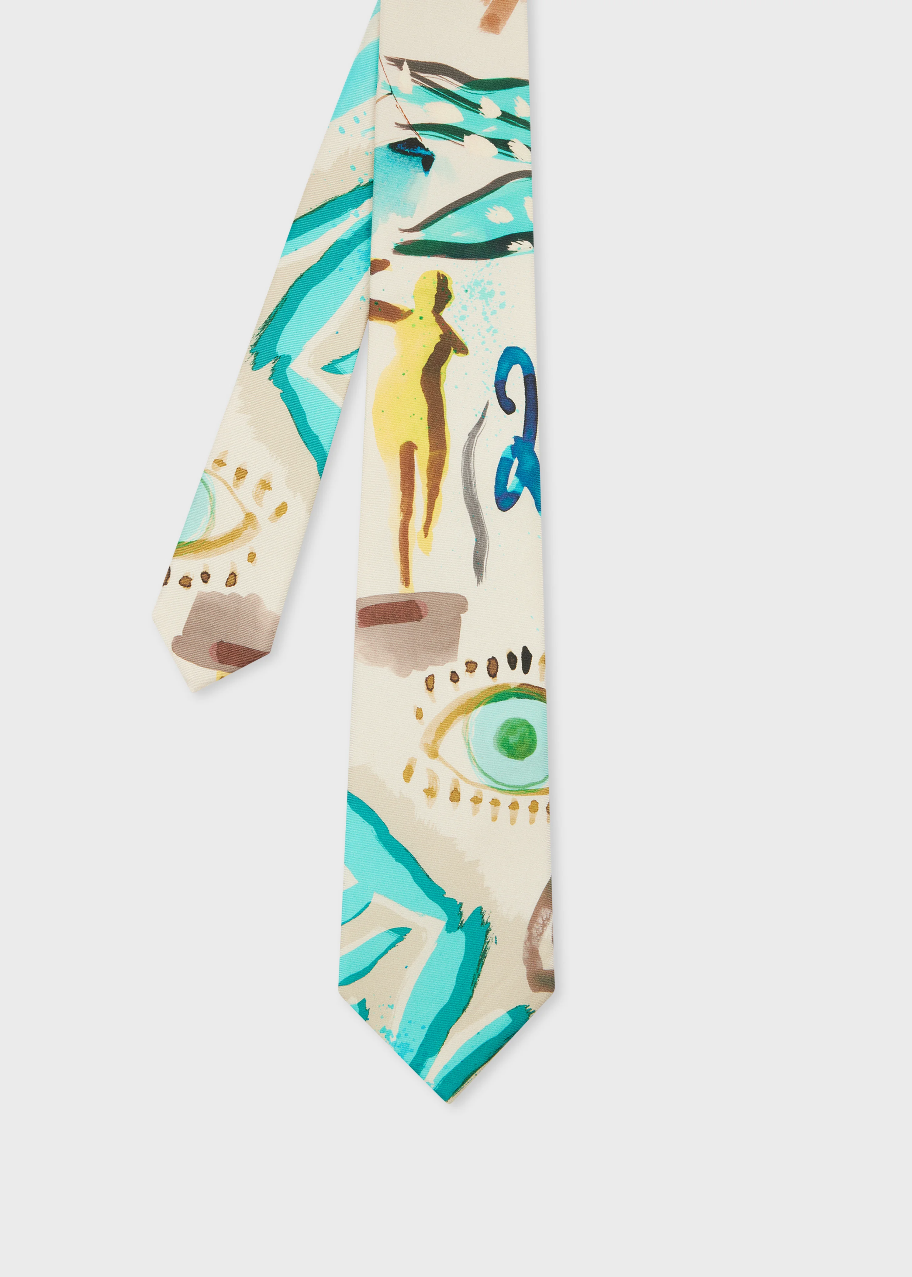 Silk 'Inkworks' Tie - 1