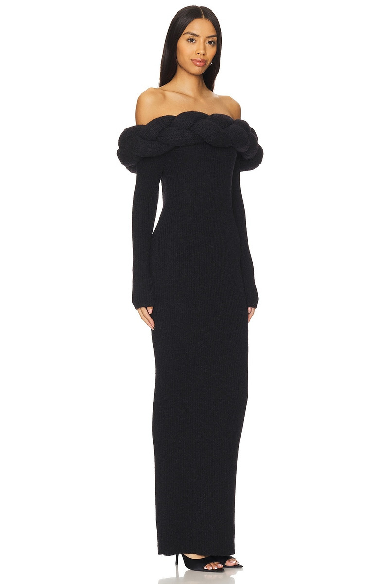VAILLANT Oversized Braid Knitted Mini Dress outlook
