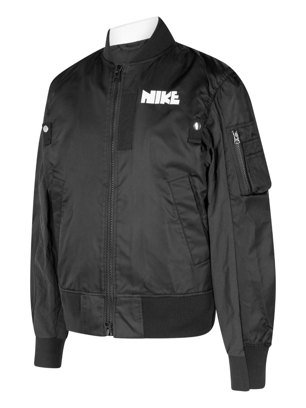 x sacai layered bomber jacket - 3