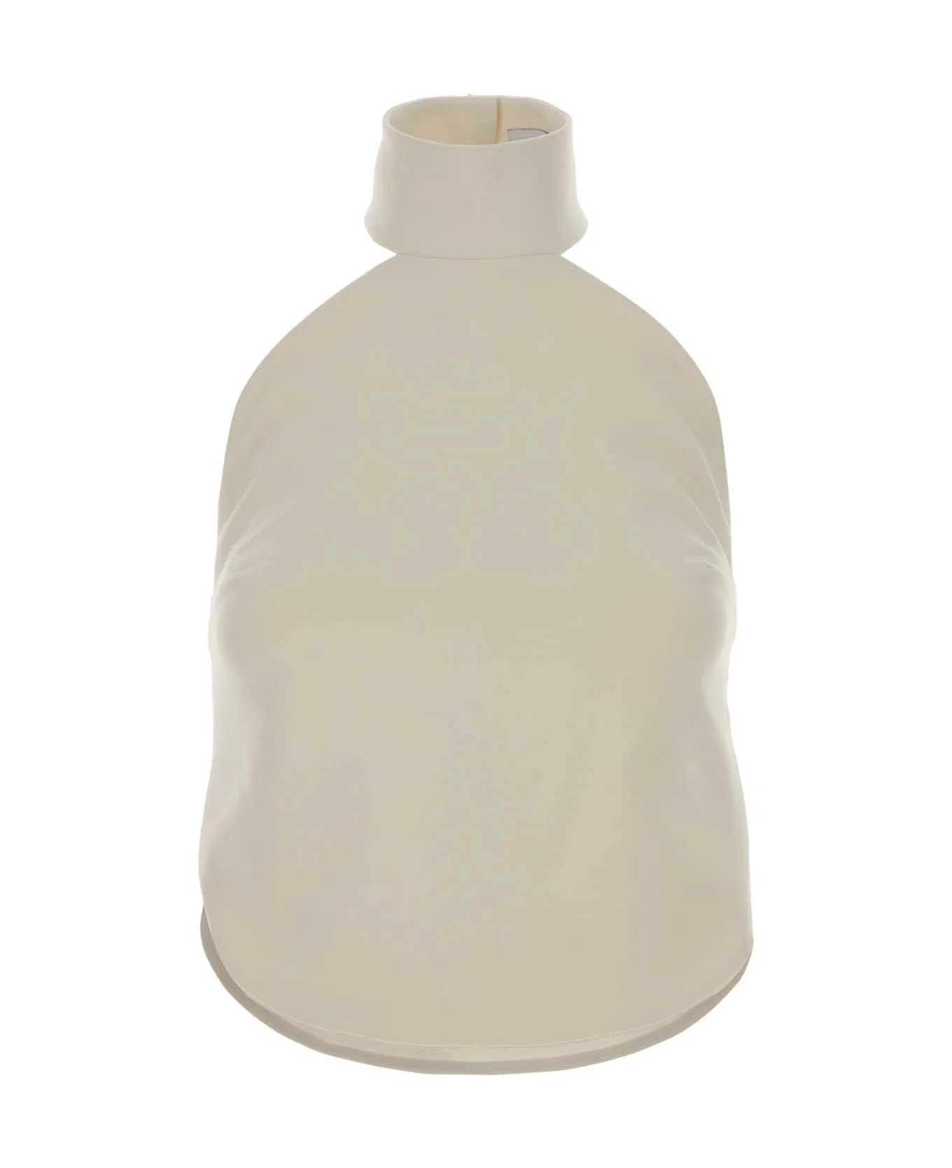 White Crepe Eclipse Top - 1