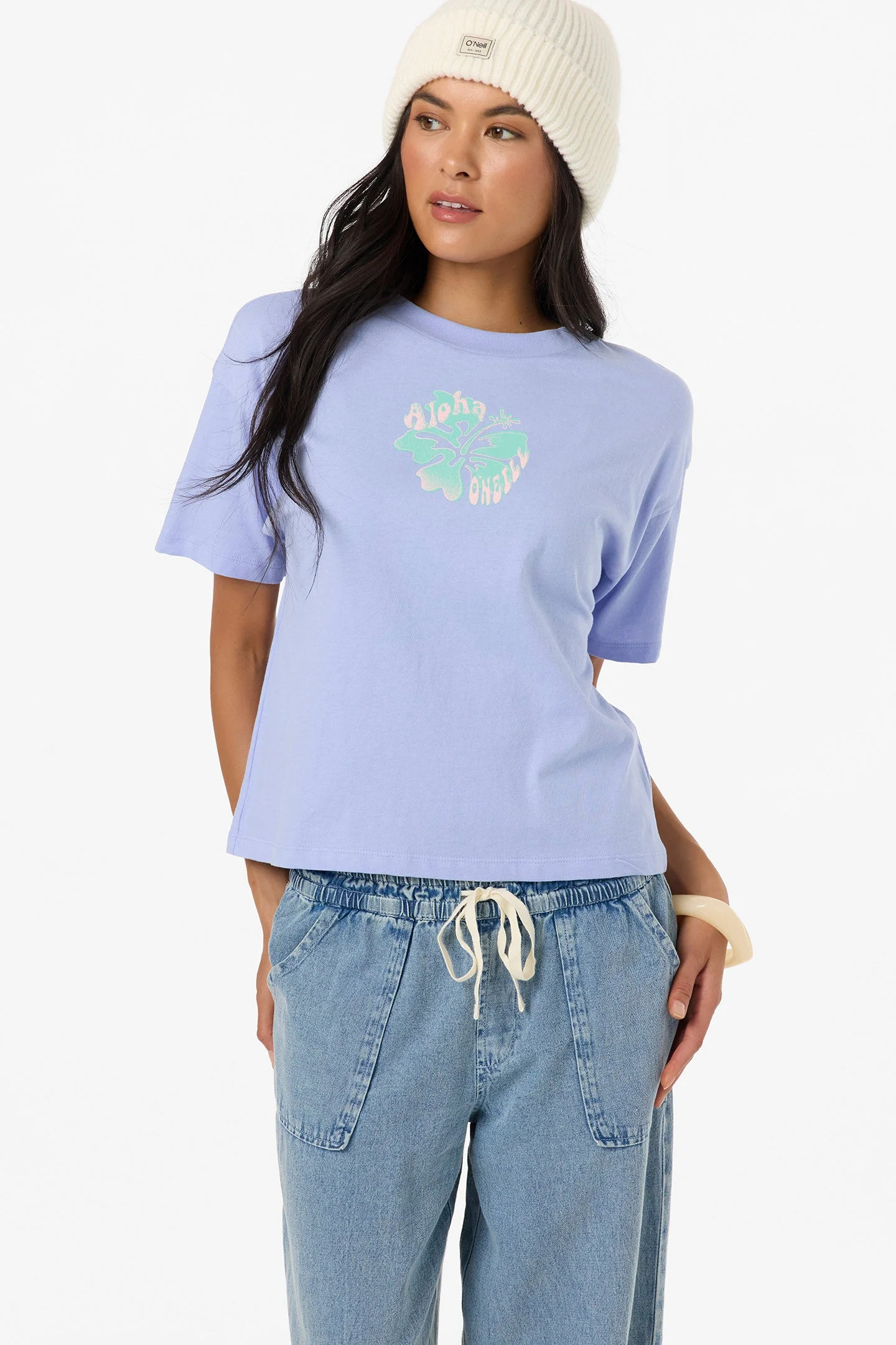 Aloha Hibiscus Hawaii Easy Tee - 1