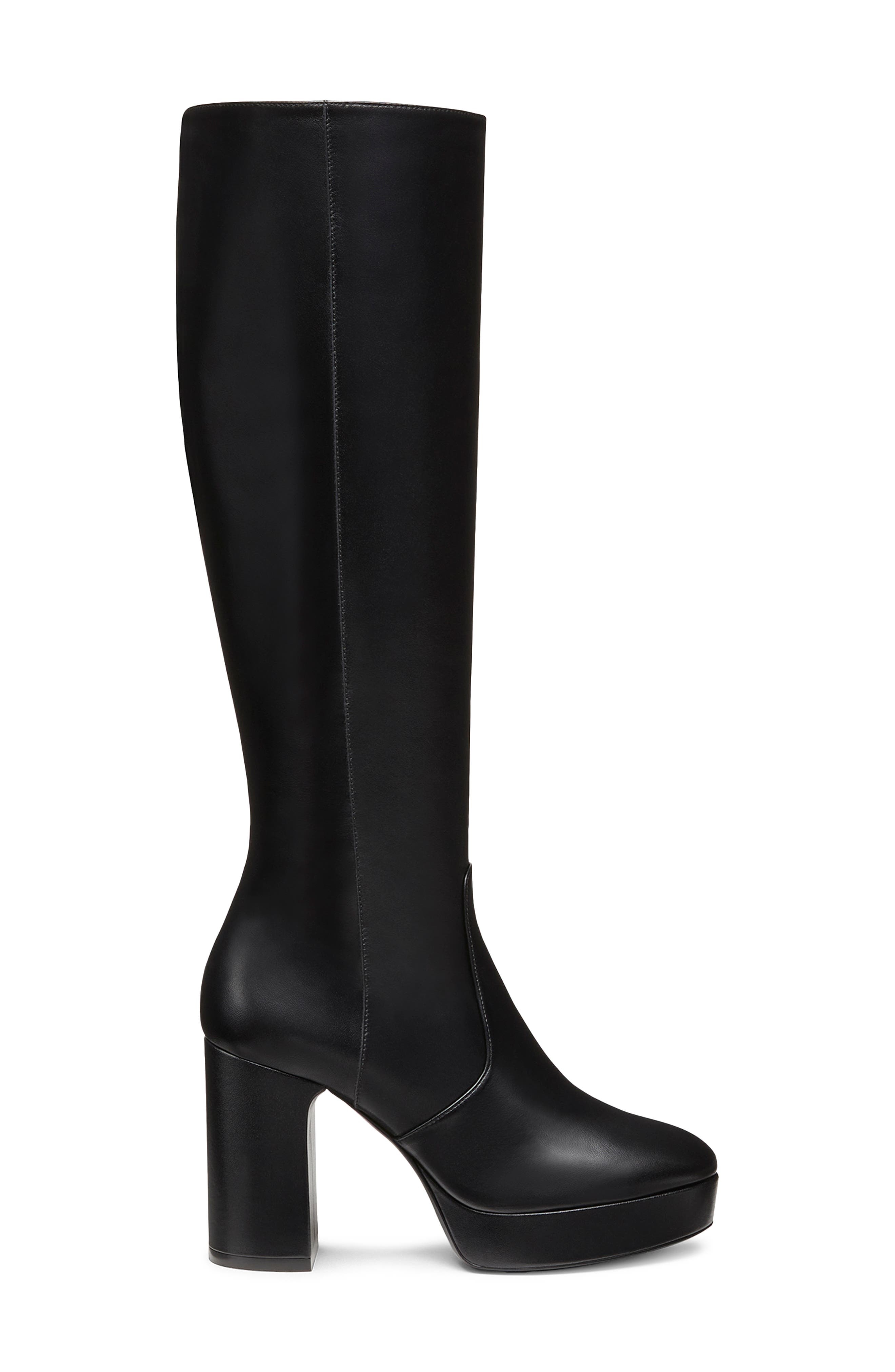 Stuart Weitzman Dayna Platform Boot in Black/black at Nordstrom - 3