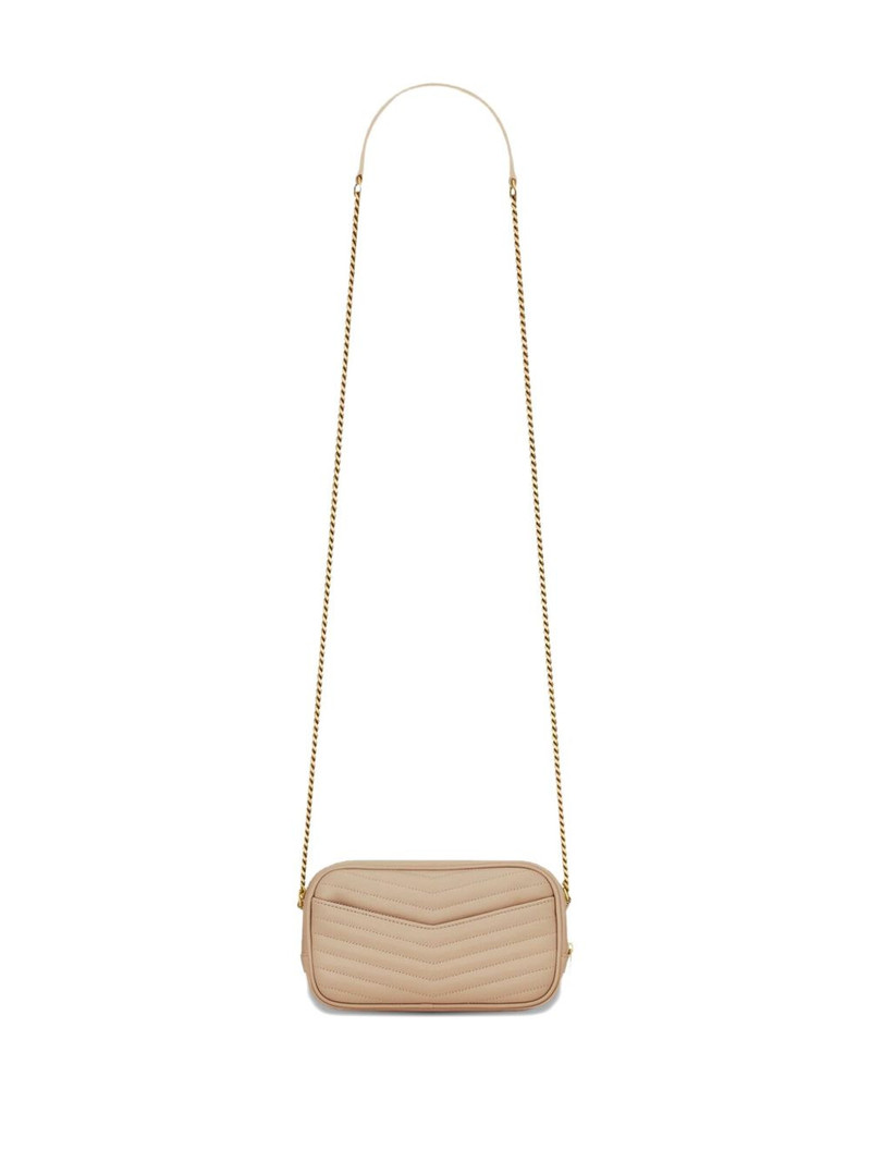 SAINT LAURENT quilted leather mini bag outlook