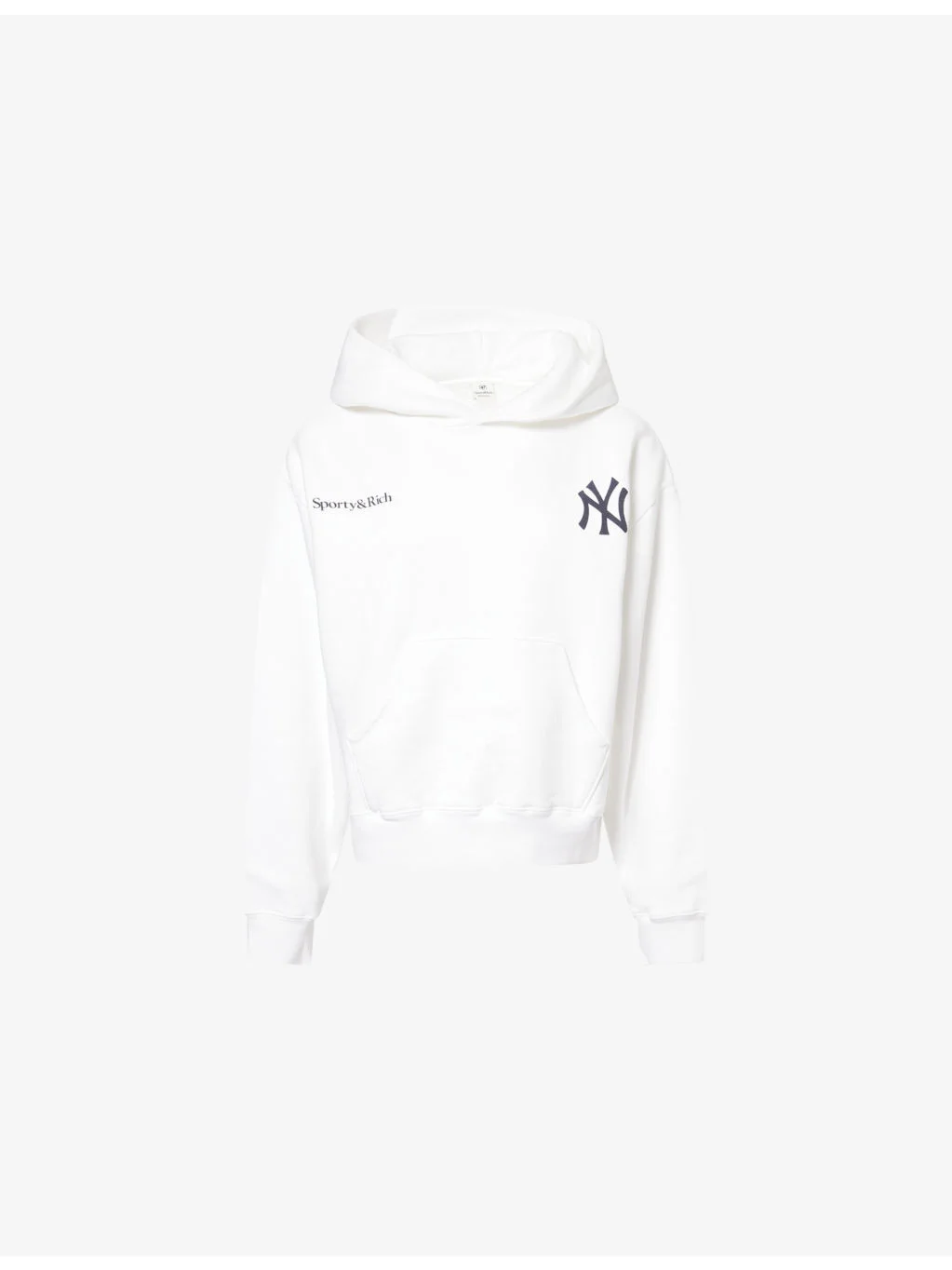 Sporty & Rich for '47 x The New York Yankees Curve Cotton-Jersey Hoody - 1