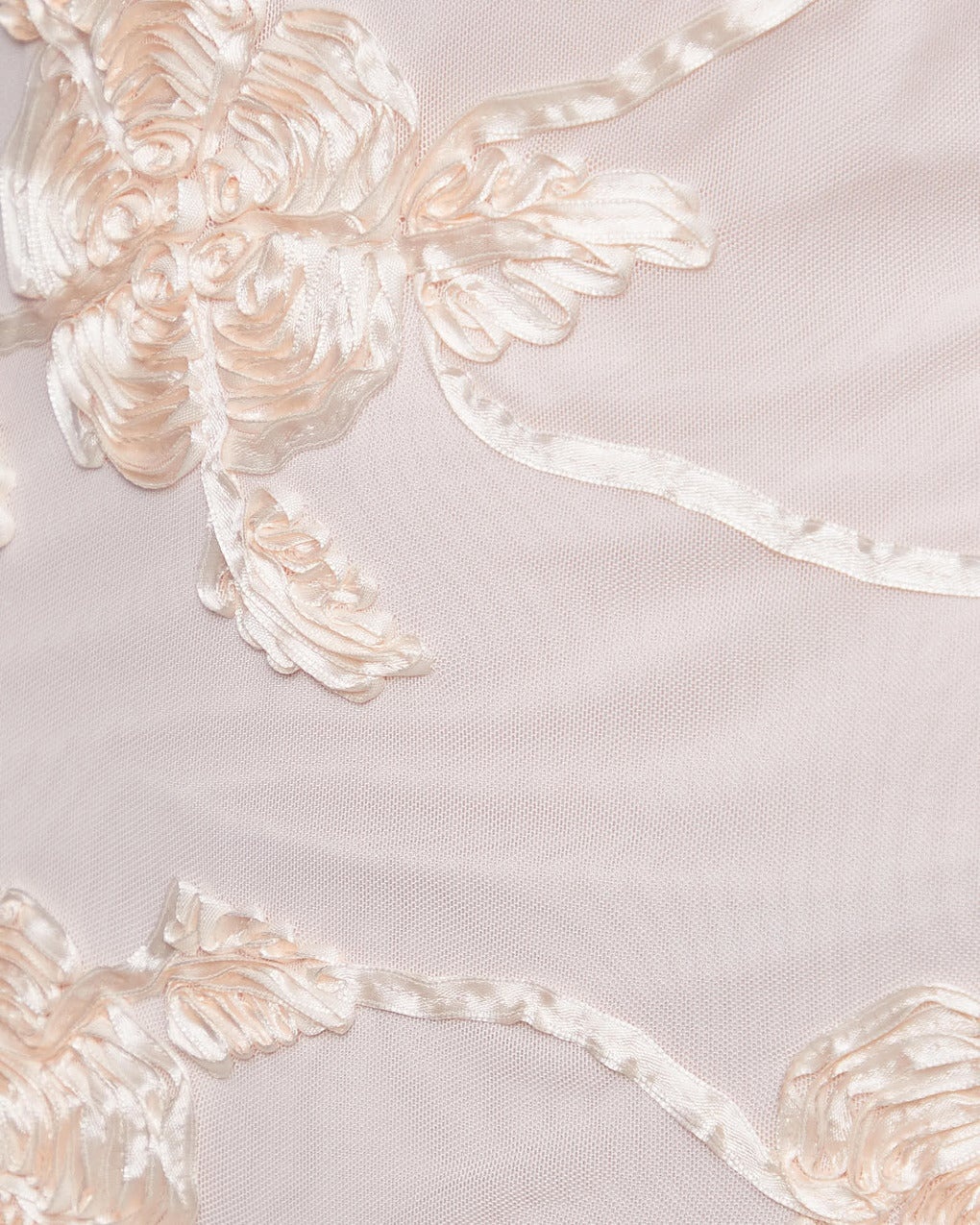 Dress Flower Mesh Tube  Pink - 6