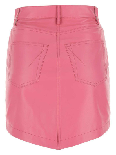 ALEXANDRE VAUTHIER leather mini skirt outlook