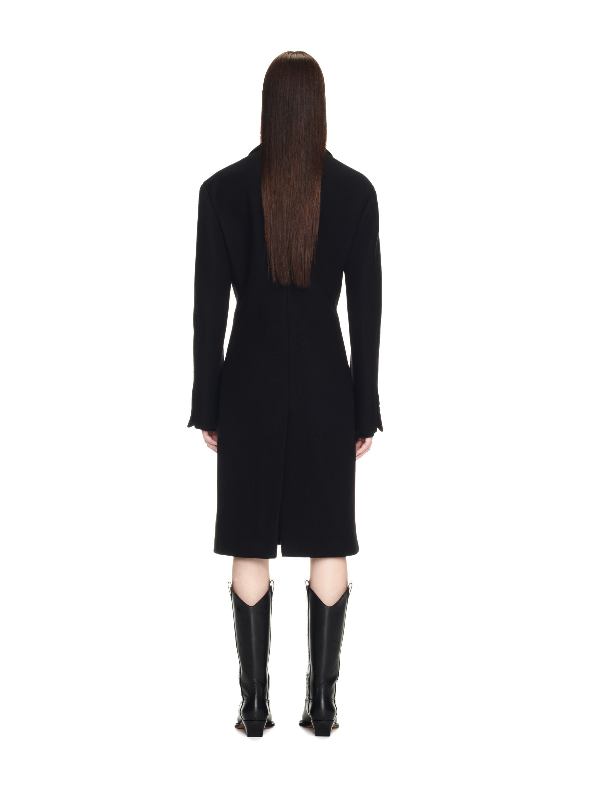 Brushed Wo Round Coat - 4