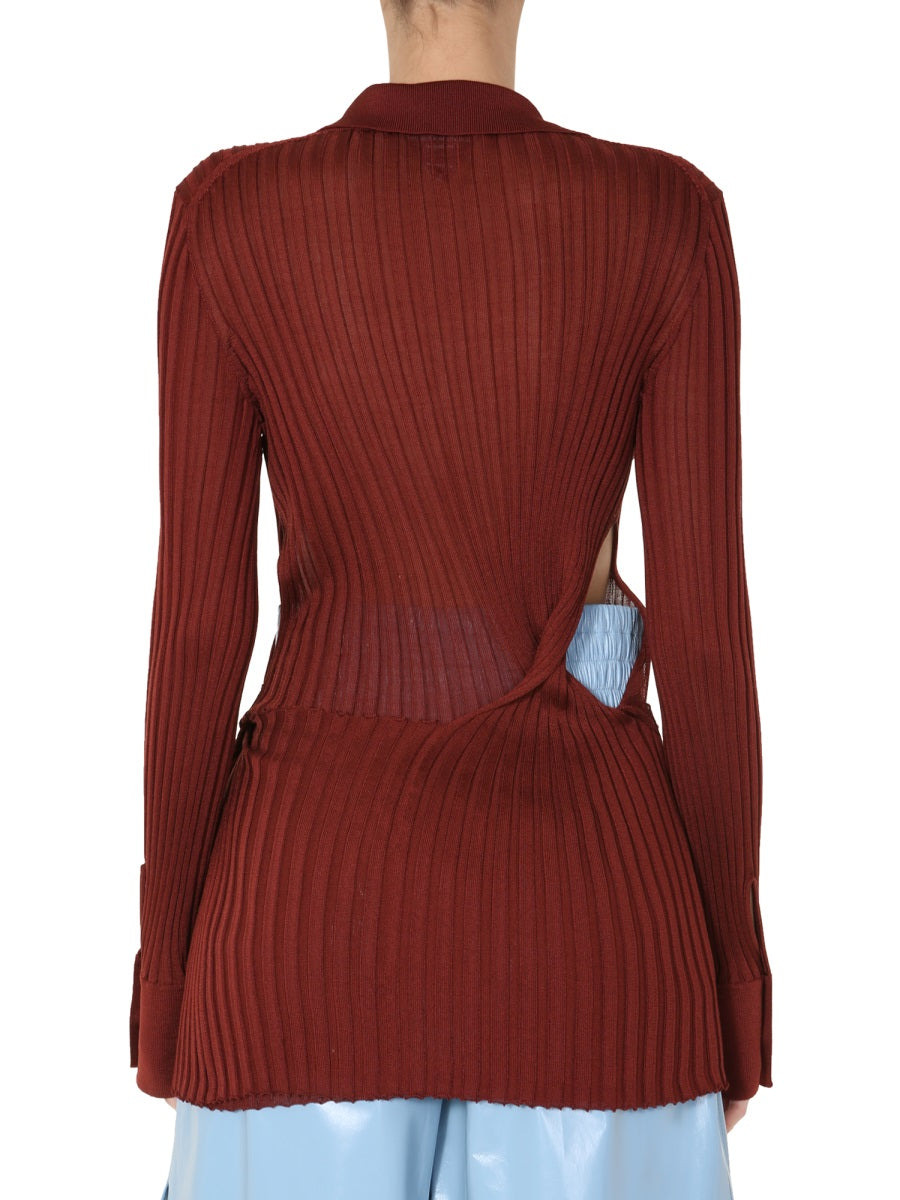 Bottega Veneta Women Ribbed Sweater - 2