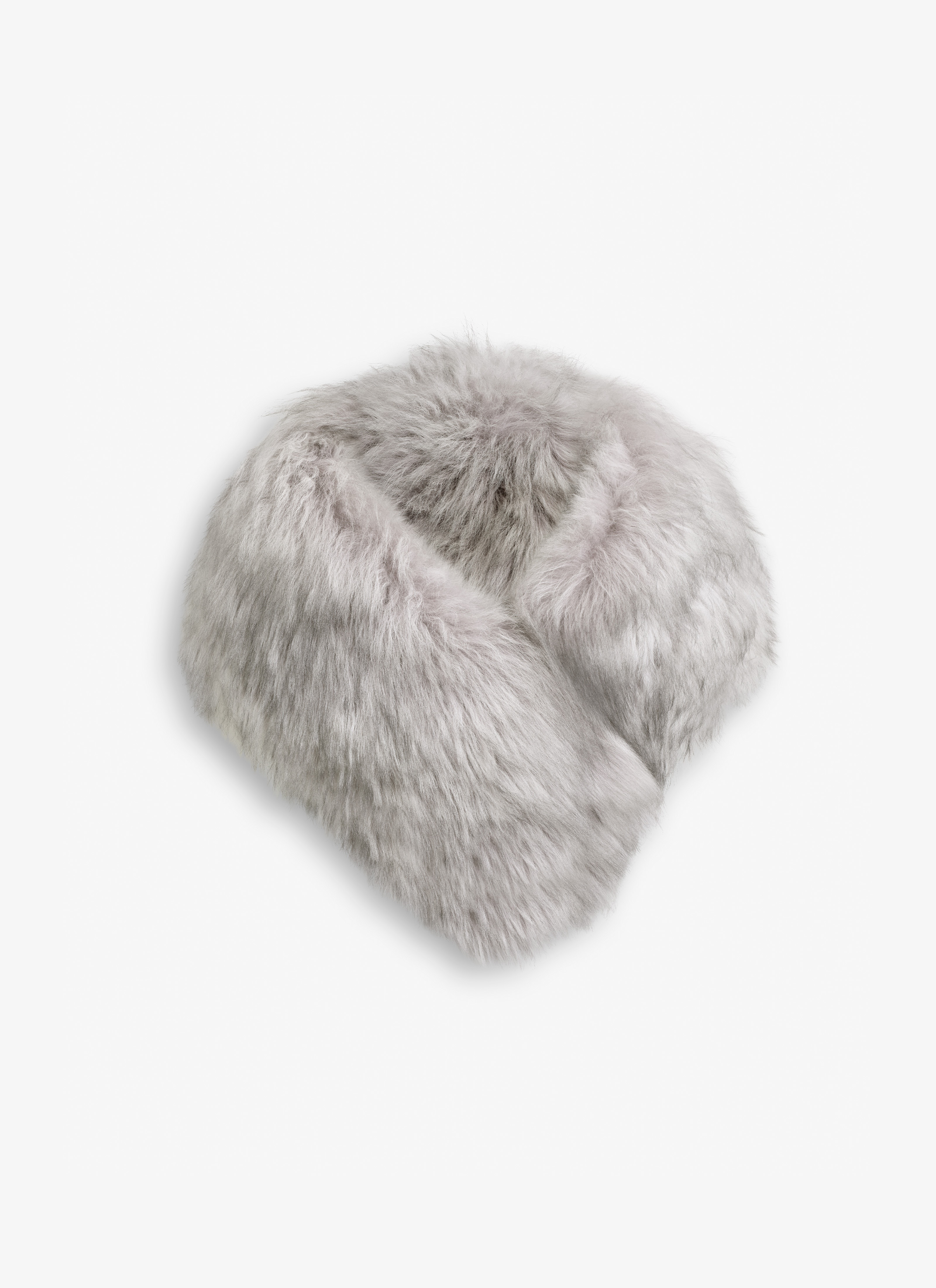 SHEARLING SCARF - 1