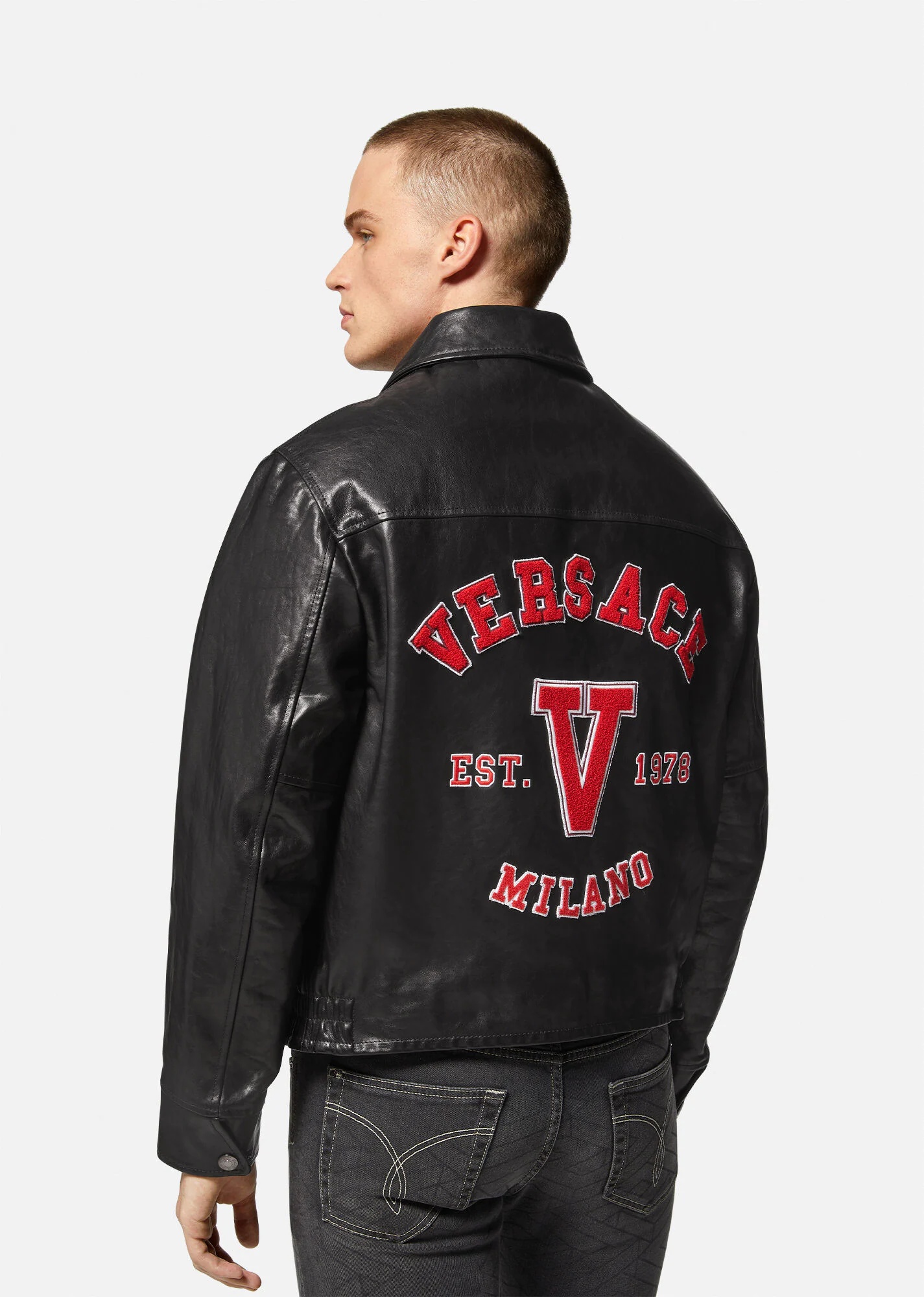 Varsity Leather Jacket - 4