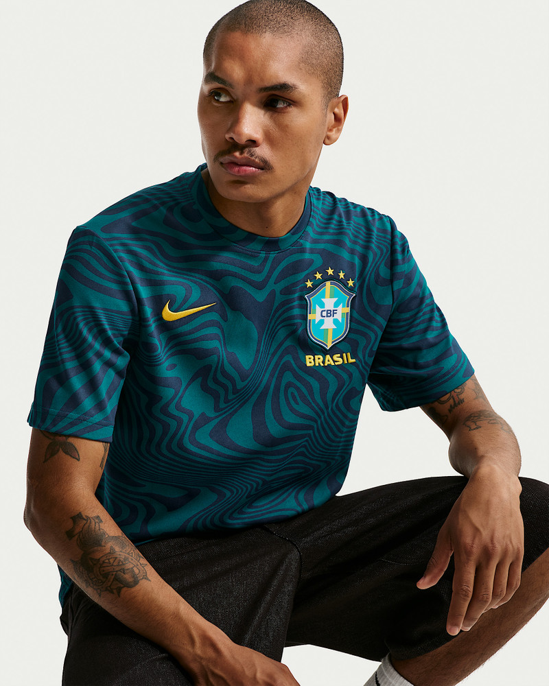 Brazil Primary Men's Nike Dri-FIT Soccer T-Shirt 3