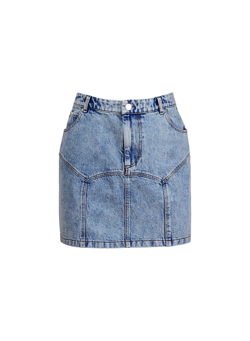 Denim Garter Skirt 1