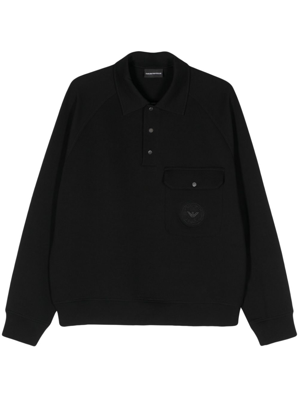 long-sleeve polo shirt - 1