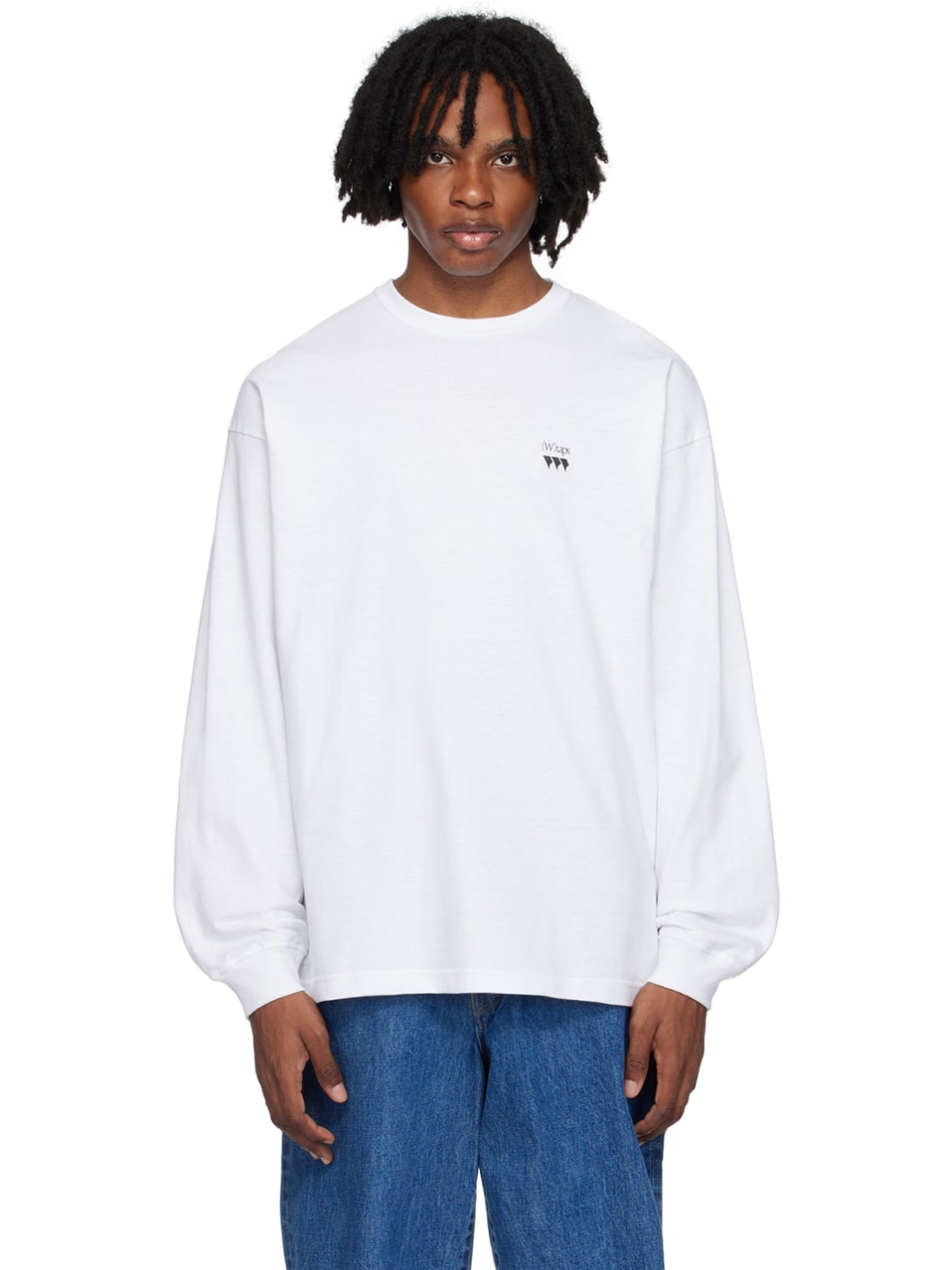 White OBJ 02 Long Sleeve T-Shirt - 1