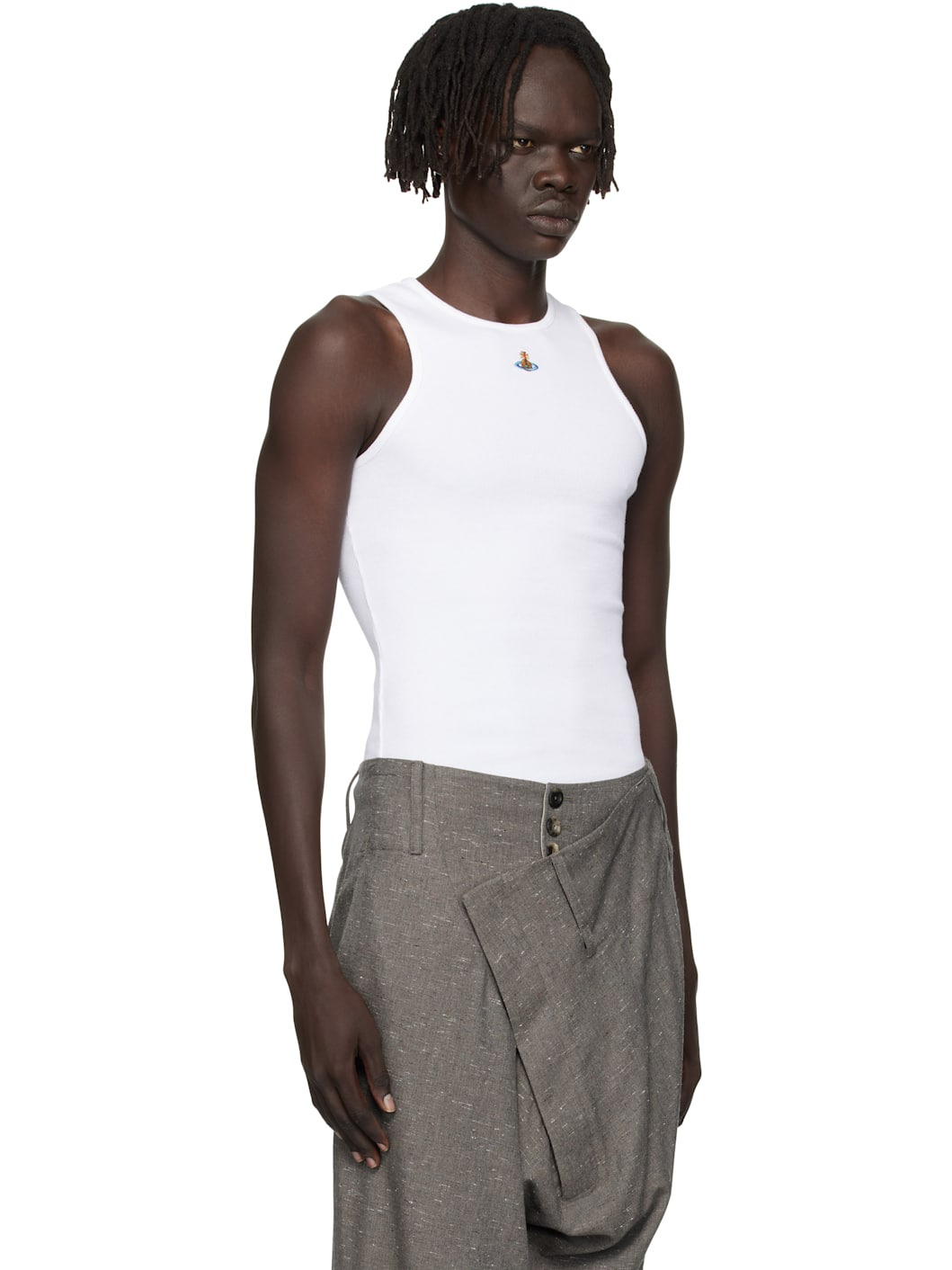 White 90s Tank Top - 2