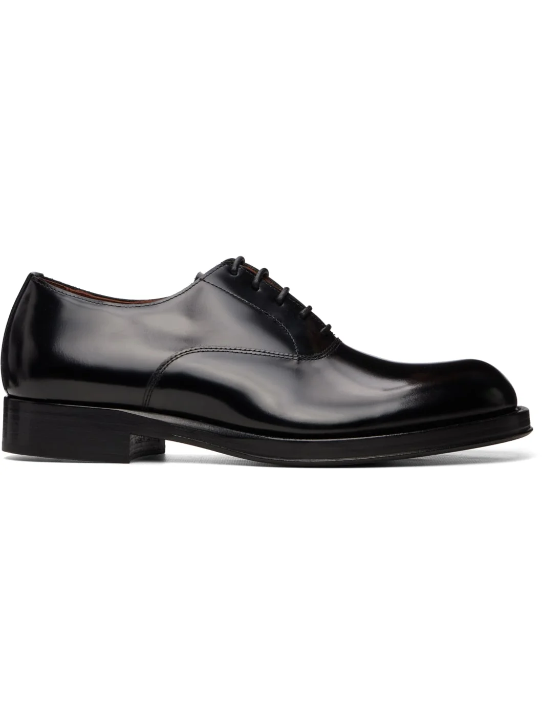 Black Calfskin Oxfords - 1
