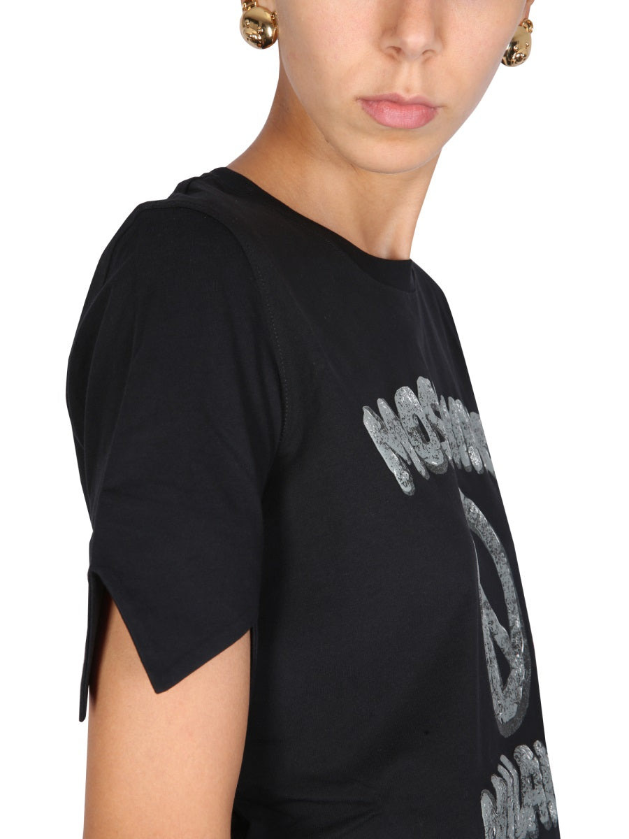 Moschino Women Flinstones Print T-Shirt - 4