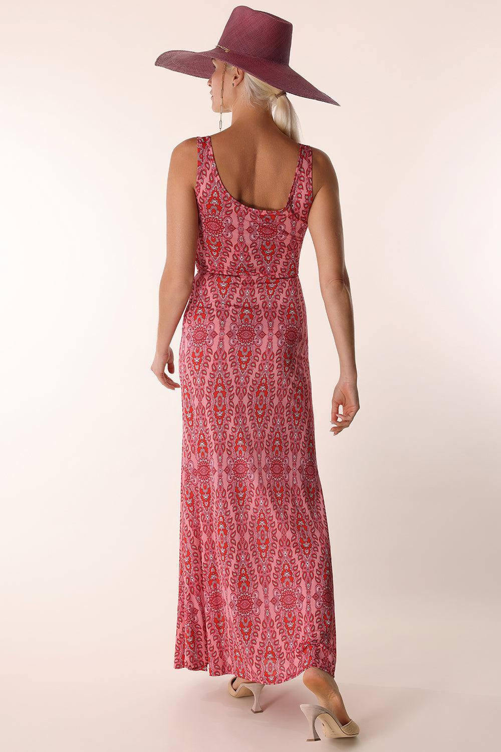 Sleeveless Scoop Neck Dress - 4