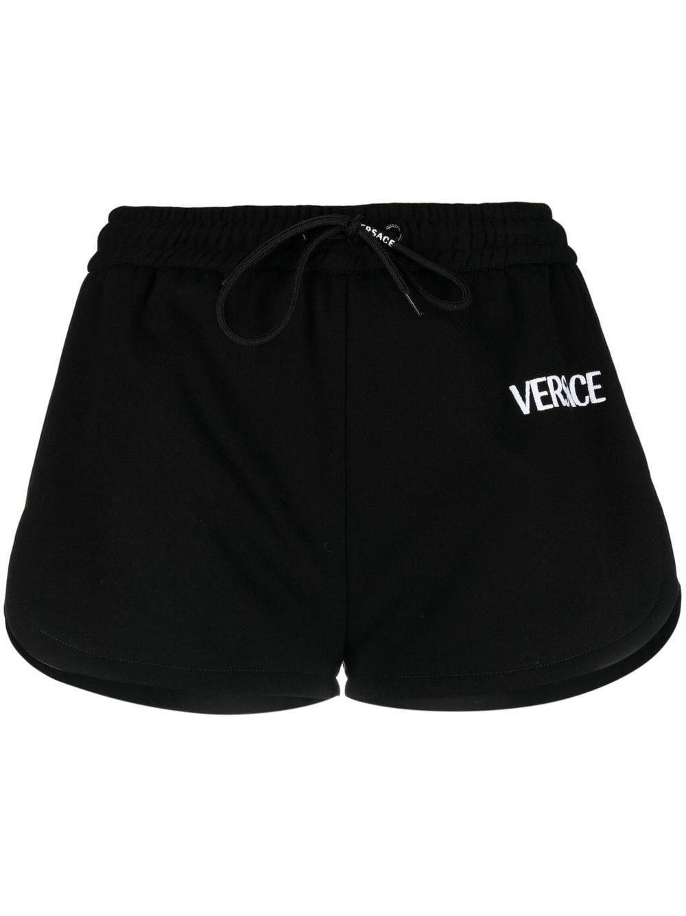 logo-embroidered track shorts - 2
