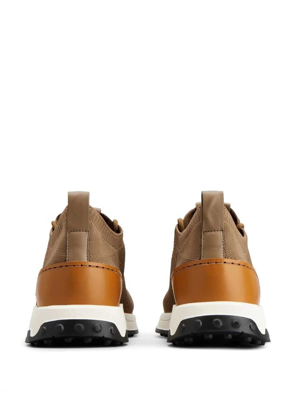logo-appliquÃ© knitted sneakers - 3