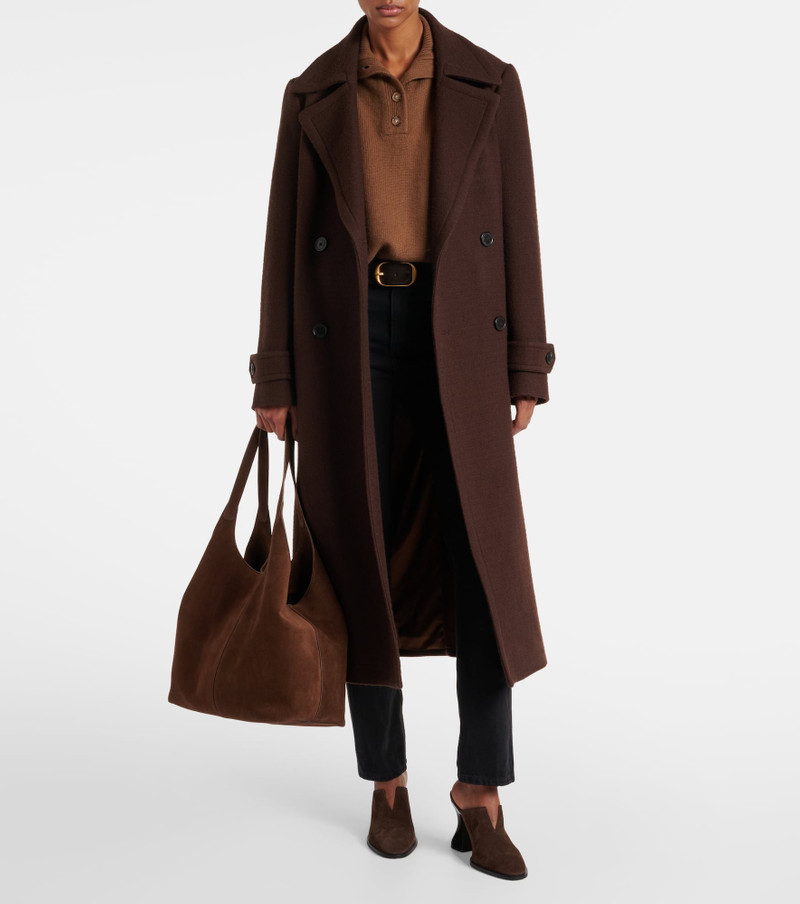 AESTHER EKME Cabas Supple XL suede tote bag outlook