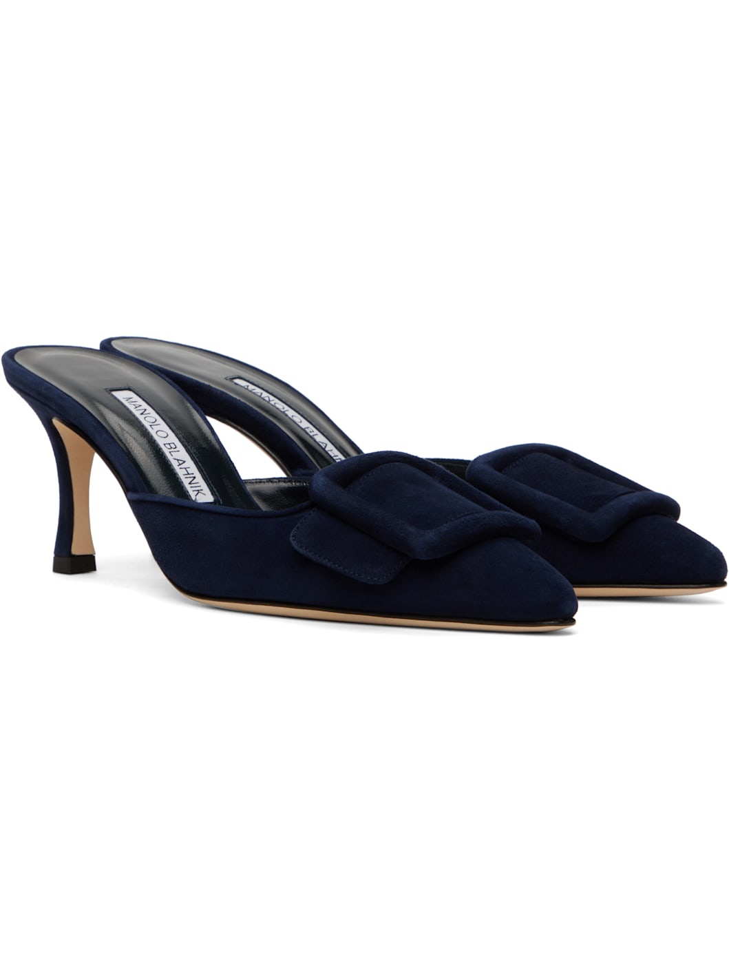 Navy Maysale Mules - 4