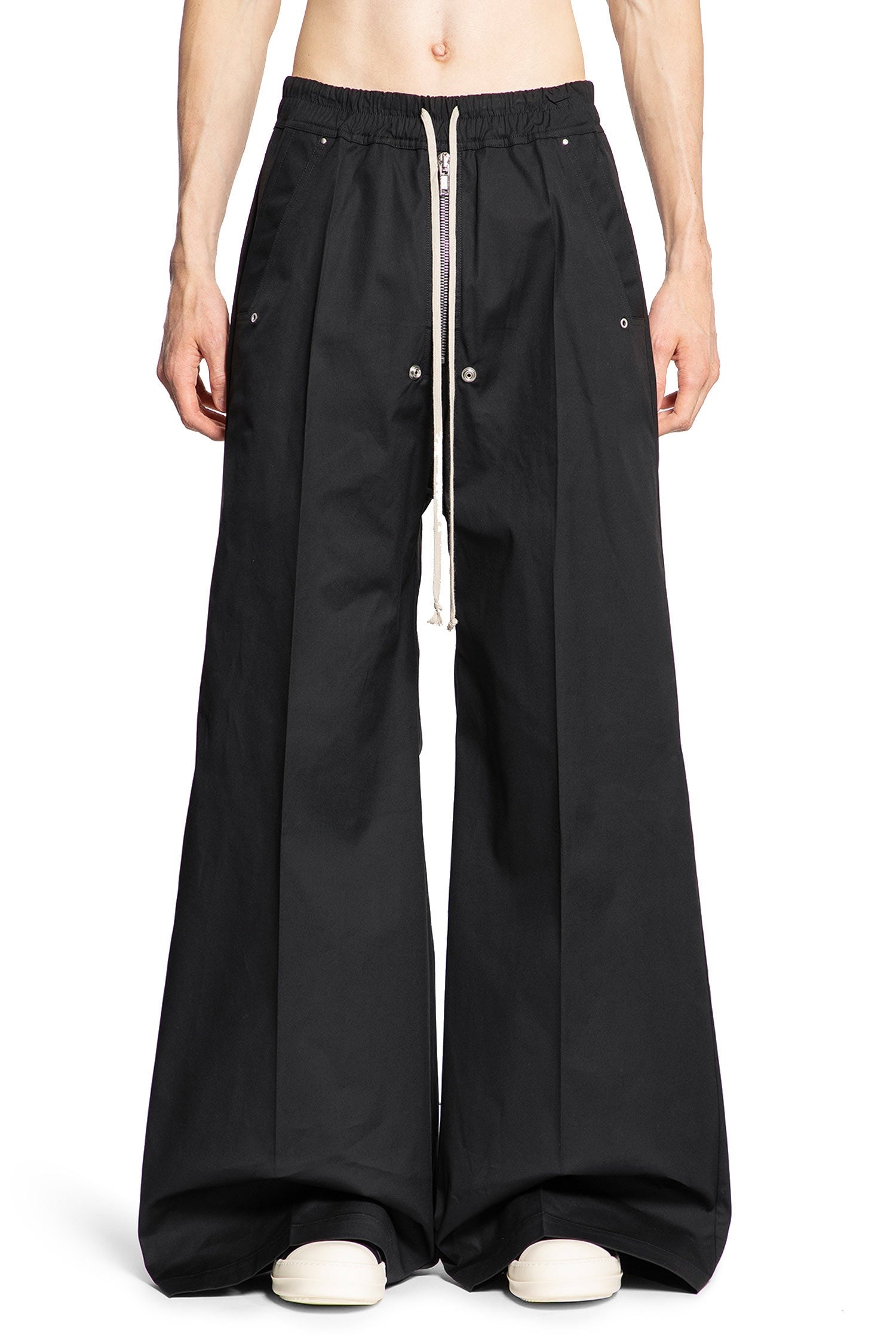 Rick Owens メンズショーツ Bela Heavy Cotton Poplin Black Rick Owens Men's Bela Heavy Cotton Poplin Boxers in Black