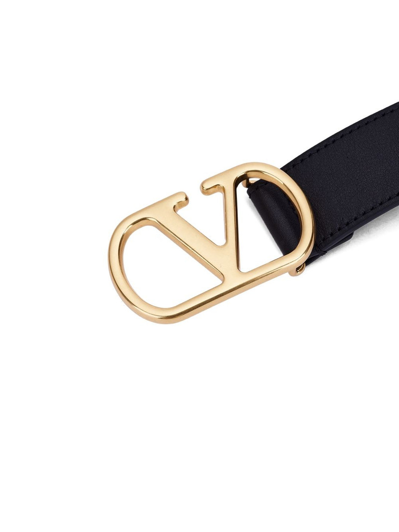Vlogo studded leather belt 5