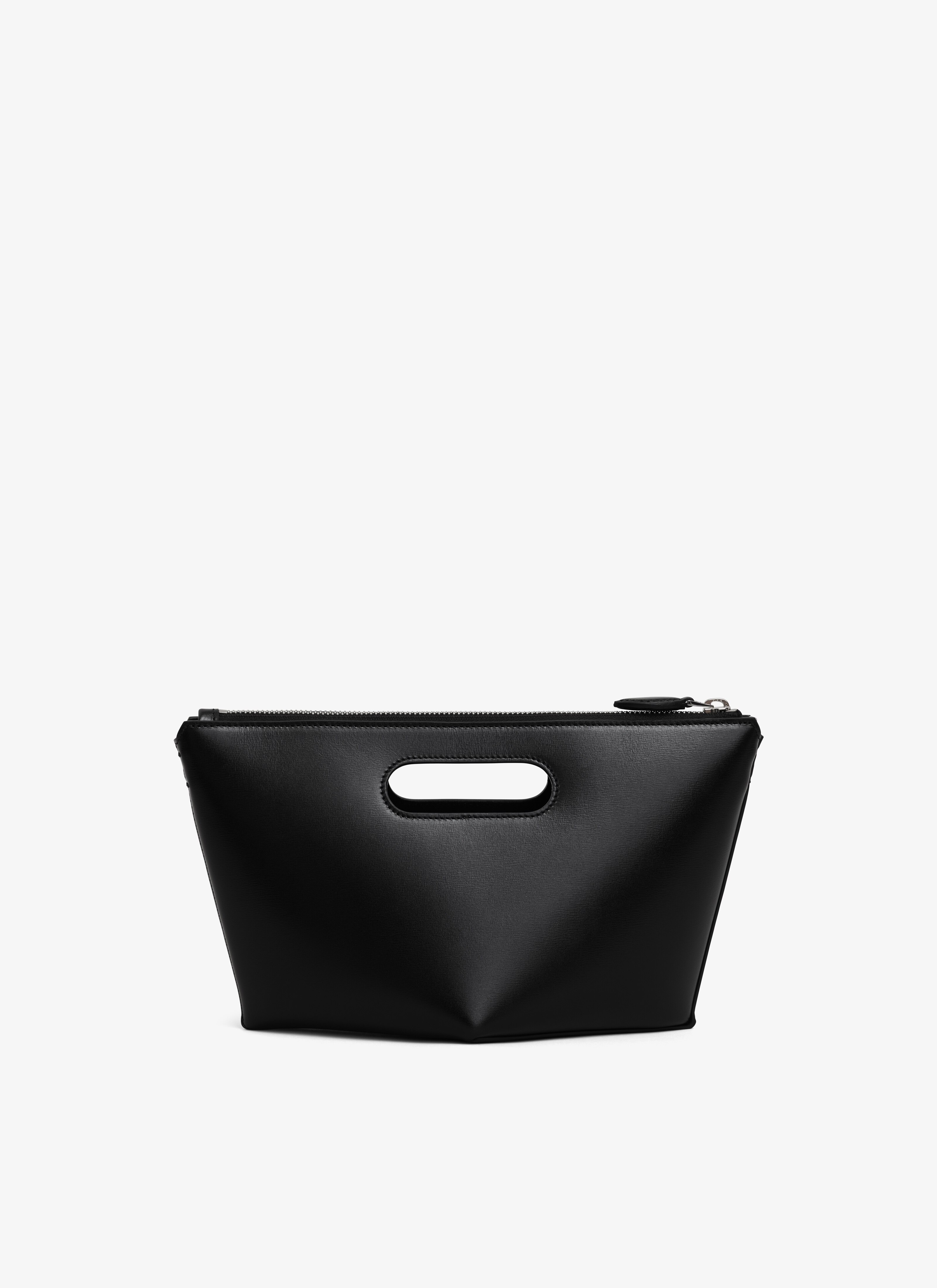 FOLDED ZIPPED BAG IN CALFSKIN - 3