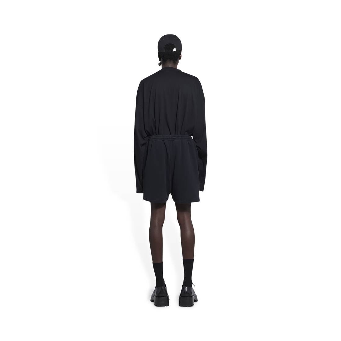 Men's Cities Dubai Sweat Shorts in Black - 3