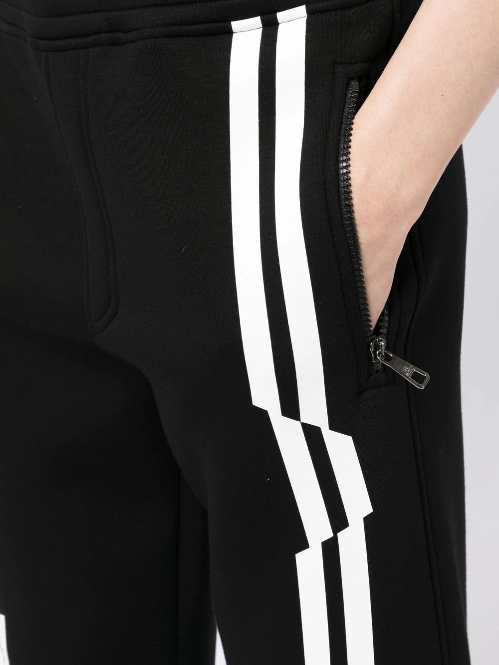 side-stripe track pants - 5