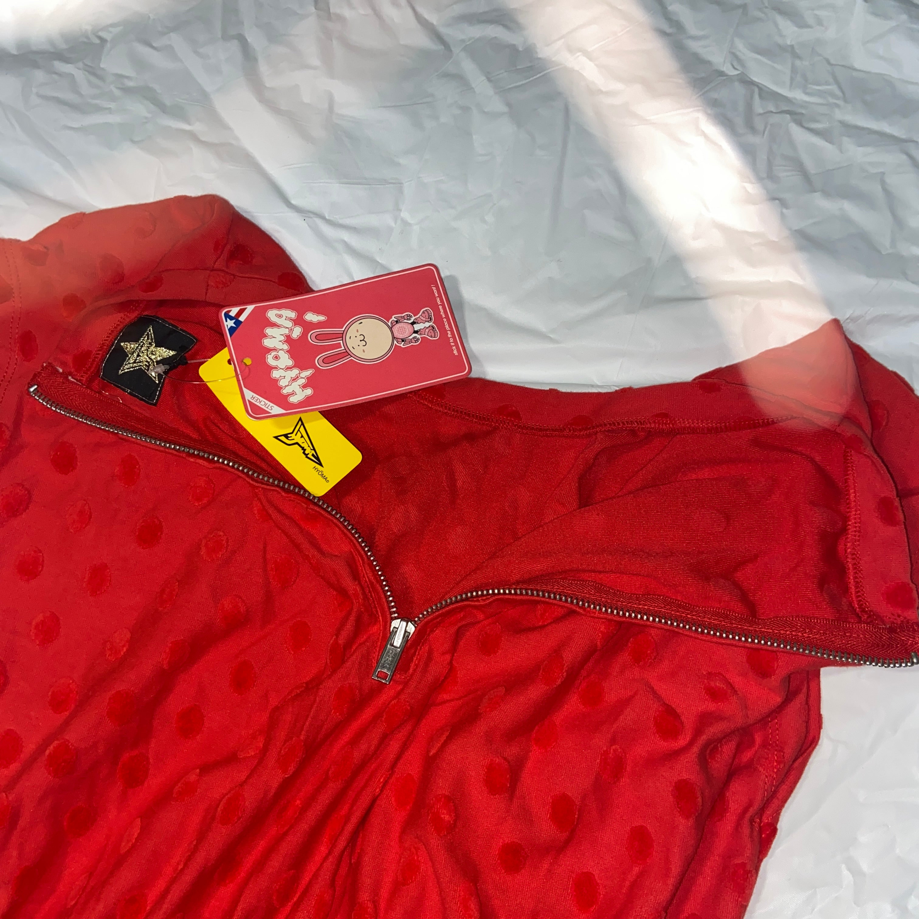 20471120 - 20471120 hyoma red polka jumpsuit S - 7