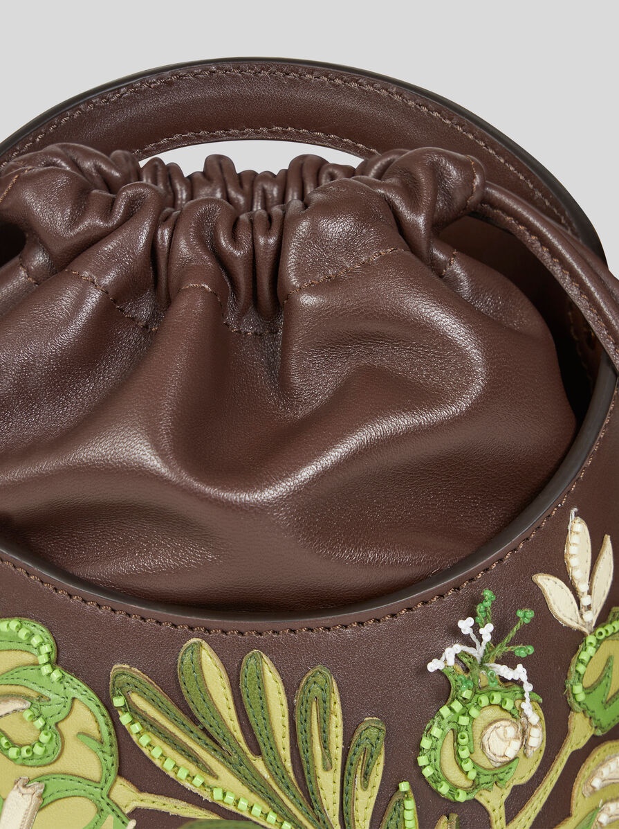 MEDIUM SATURNO BAG WITH EMBROIDERY - 7