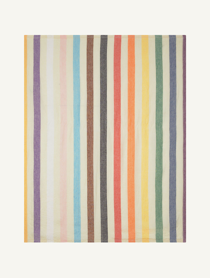 FRESCOBOL CARIOCA PRIDE STRIPE LINEN TOWEL outlook