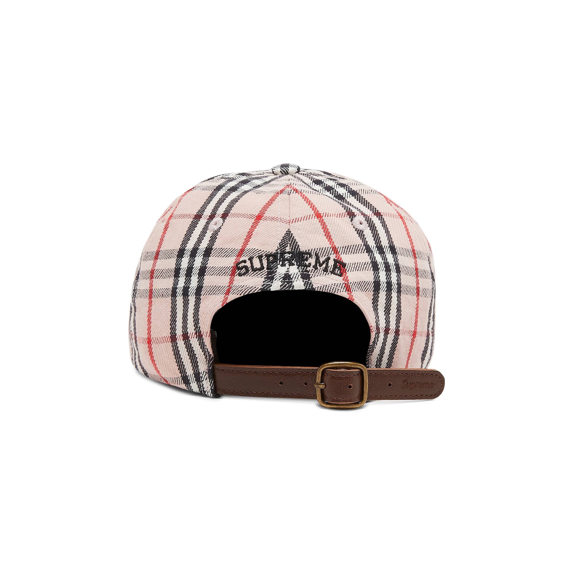 Supreme x Burberry Denim 6-Panel 'Pink' - 4