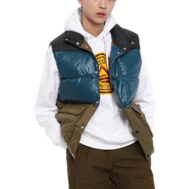 Converse Down Quilted Vest 'Olive Metallic Green' 10017093-A01 - 2