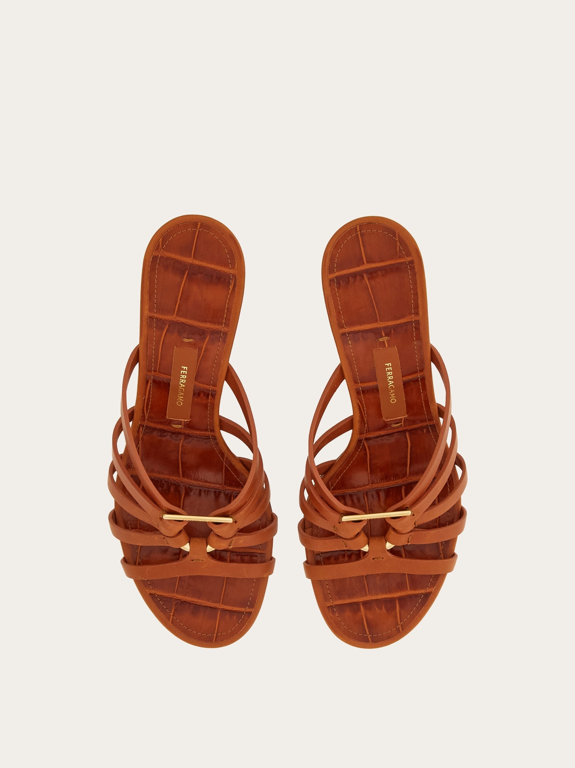 Wedge slide with Gancini ornament - 2