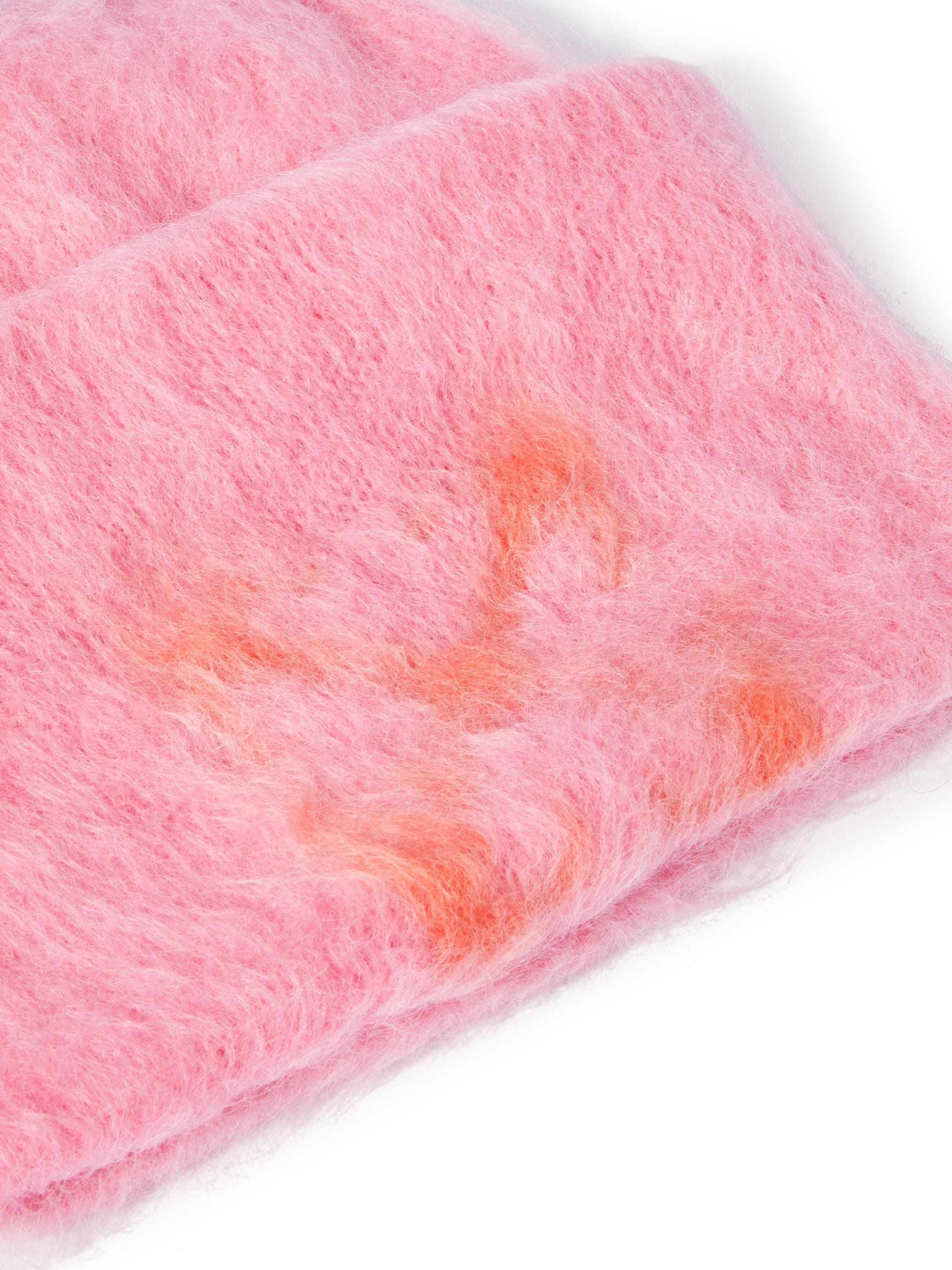 Pink Mohair Beanie - 2