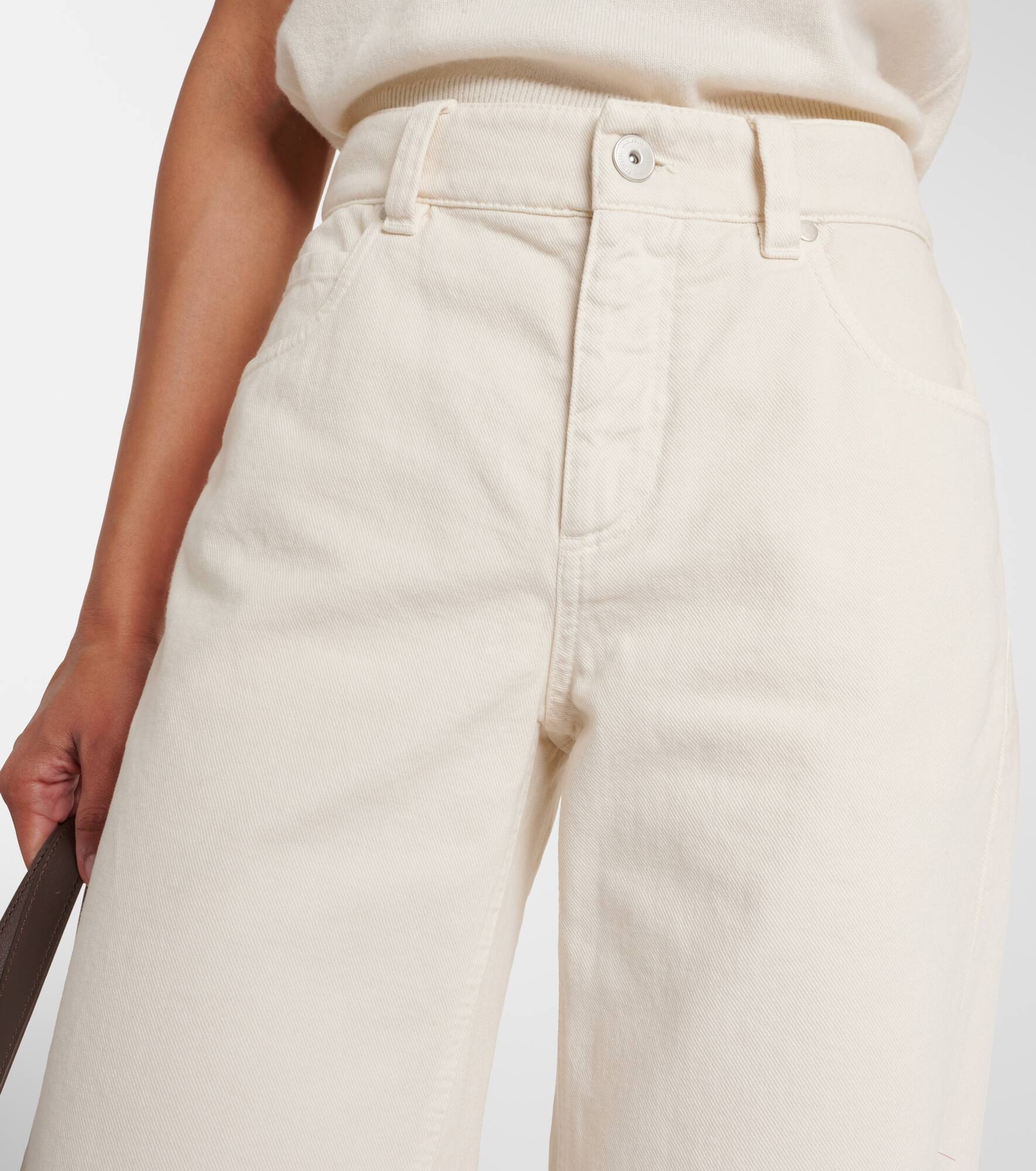 Mid-rise straight jeans - 4
