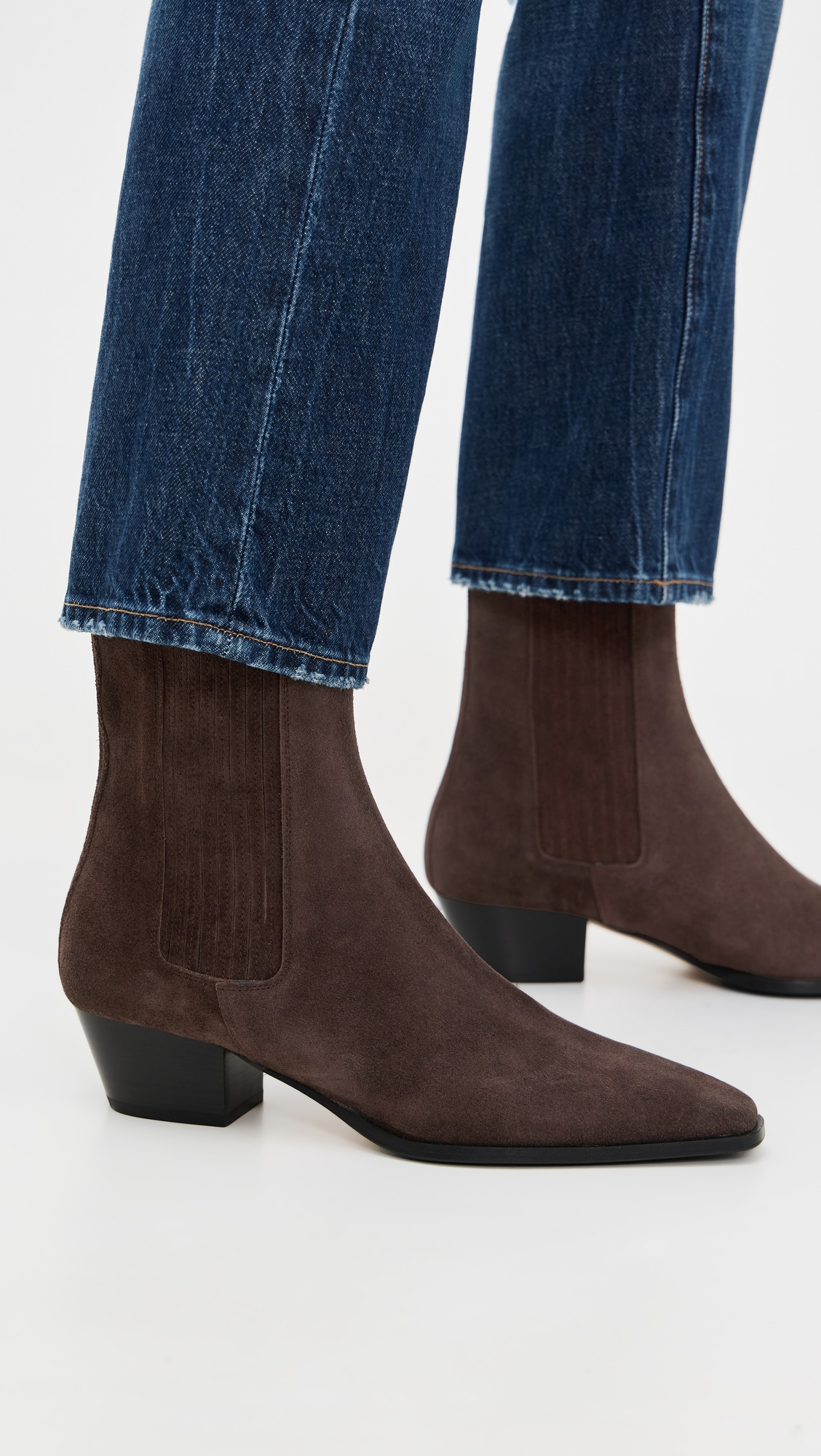 Agata Cow Suede Leather Moka Boots - 2