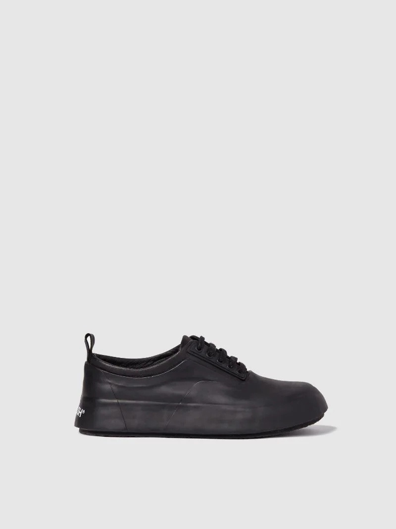 LEATHER MIX LOW TOP 스태커 - 1