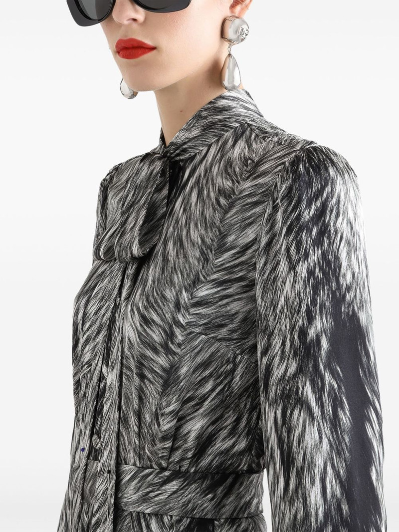 fur-print midi dress 4