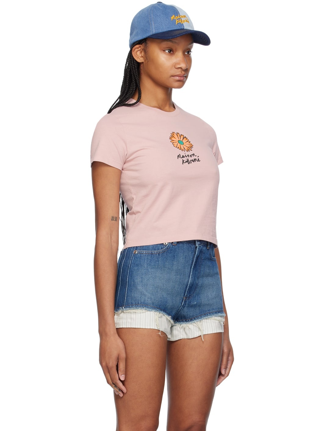 Pink Floating Flower T-Shirt - 2