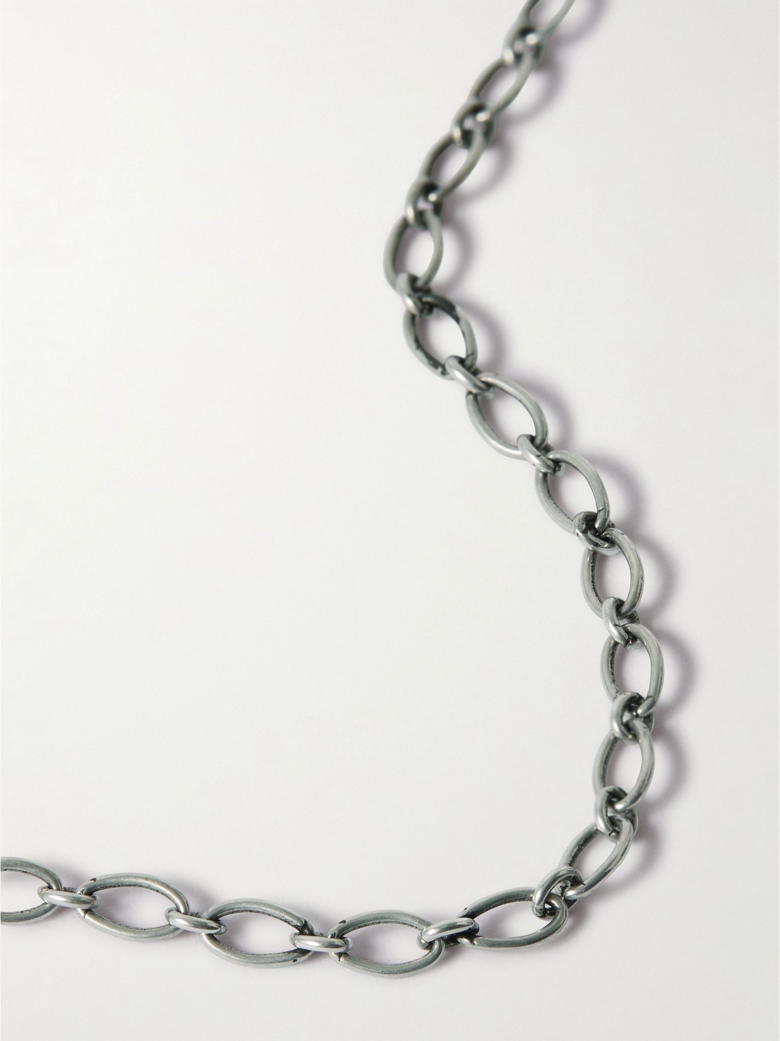 Silver-Tone Chain Necklace - 4