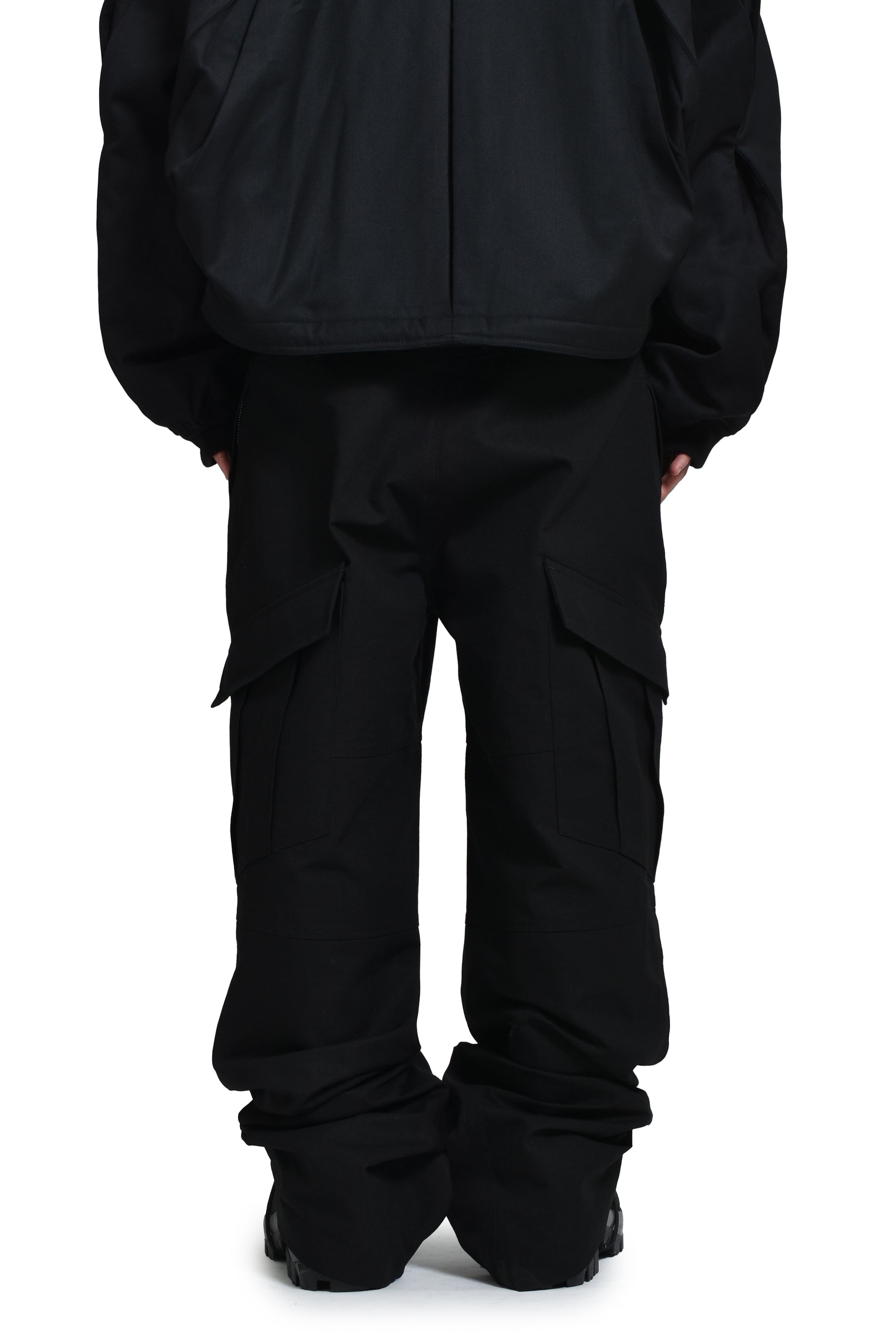 3-WAY ZIP CARGO TROUSERS / BLK - 2