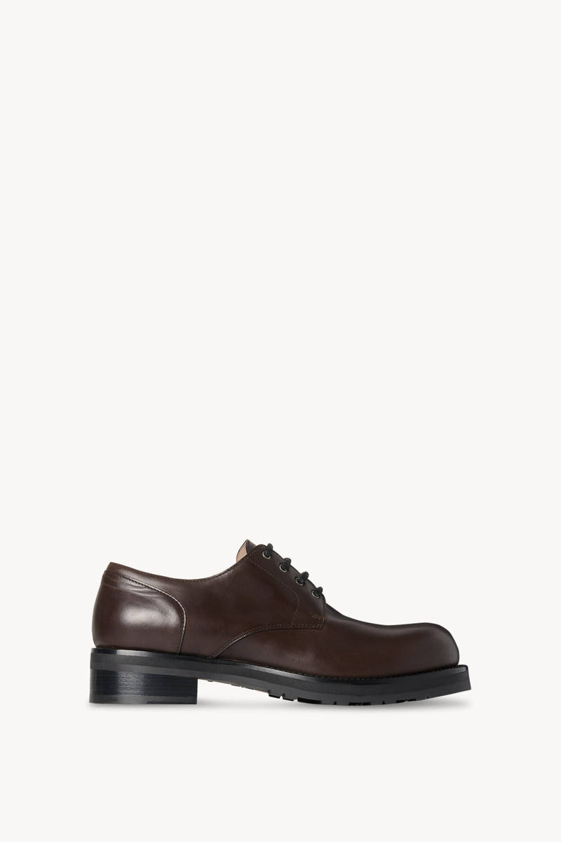 Derby Lug Sole Shoe in Leather 1